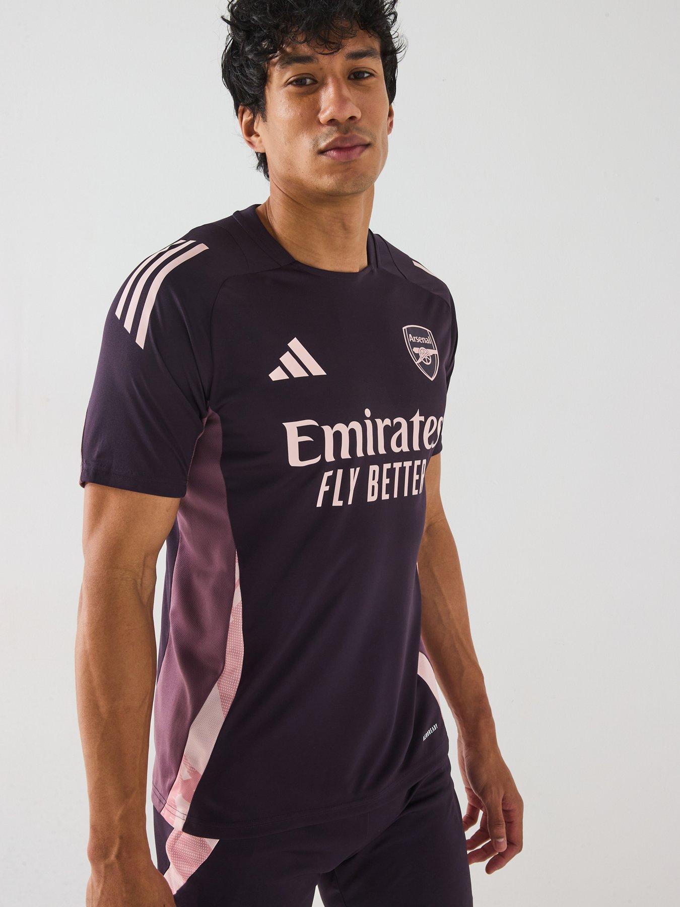 image of adidas-mens-arsenal-training-tee-purple