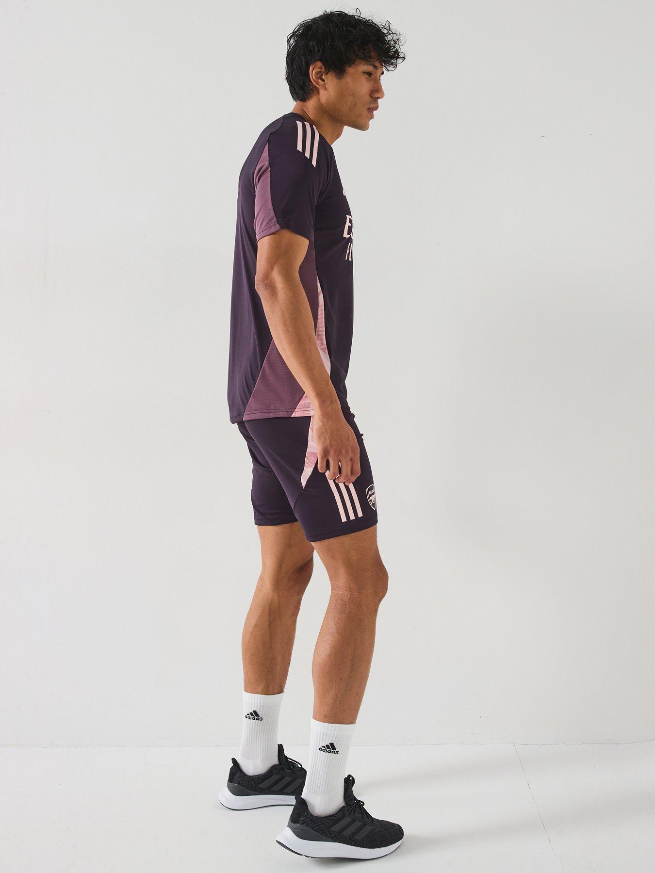  image of adidas-mens-arsenal-training-tee-purple