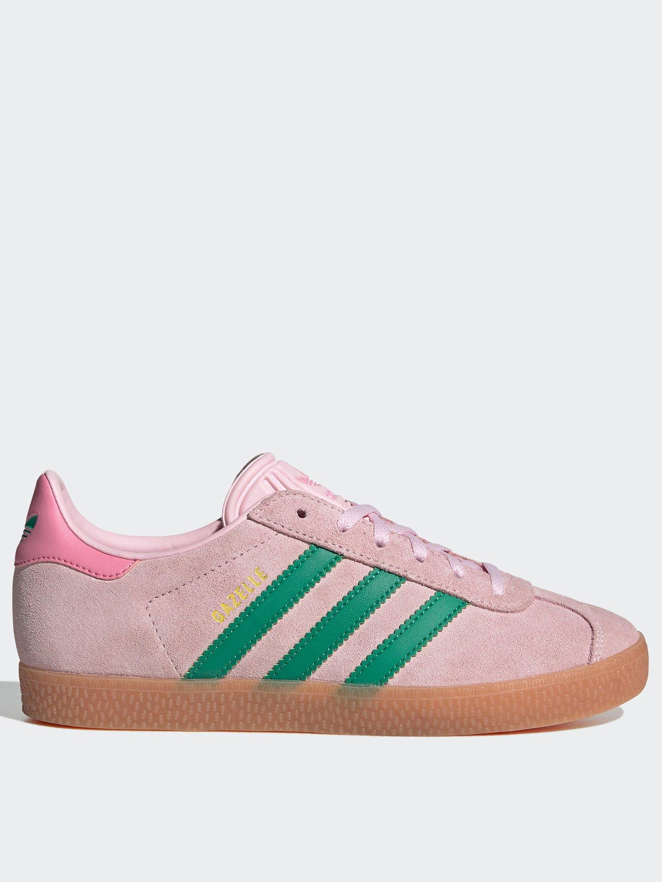 adidas gazelle silver green womens adidas Gazelle Bold - GS