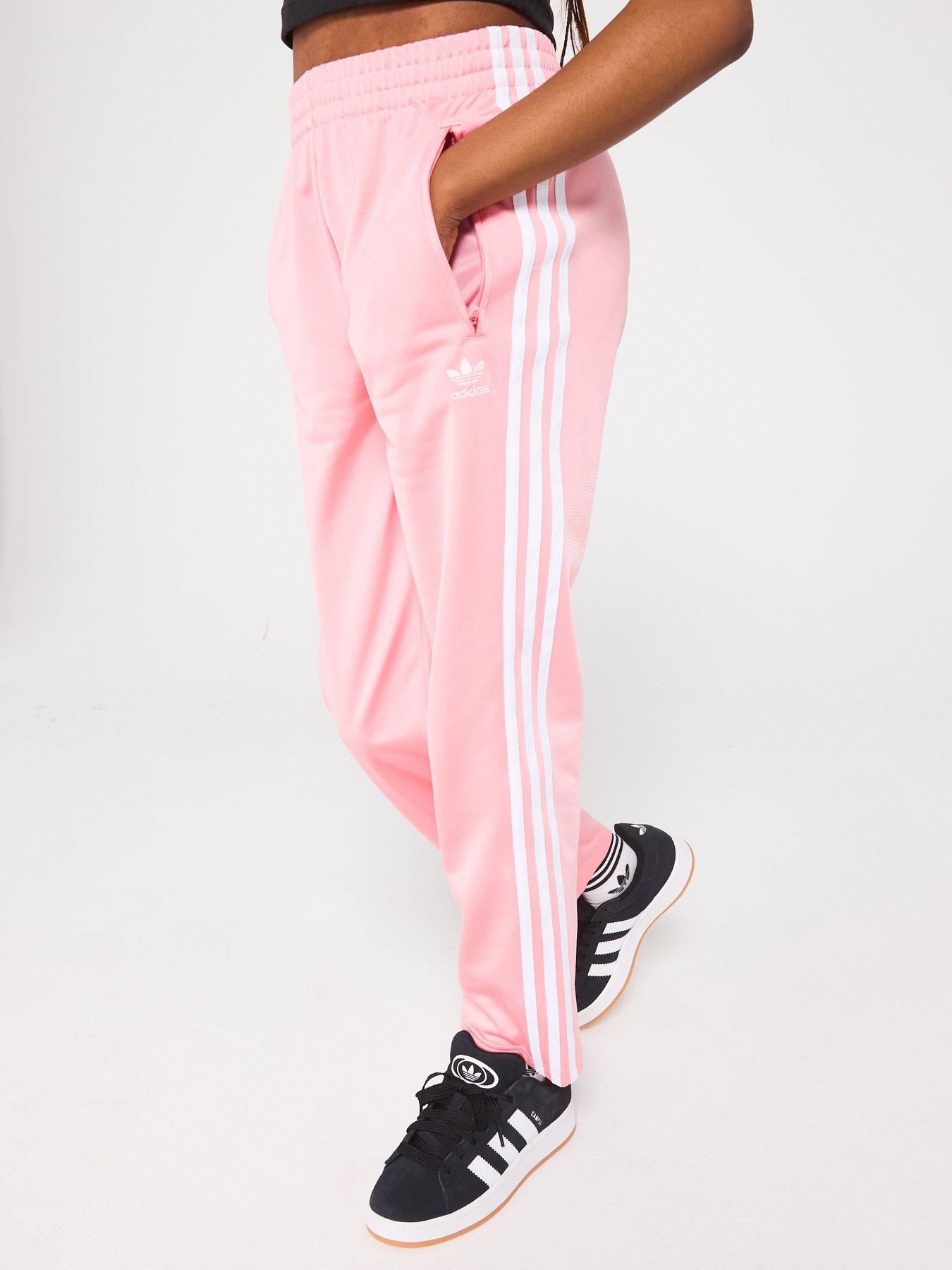 undefined Junior Boys Adicolor Firebird Tracksuit Bottoms - Pink