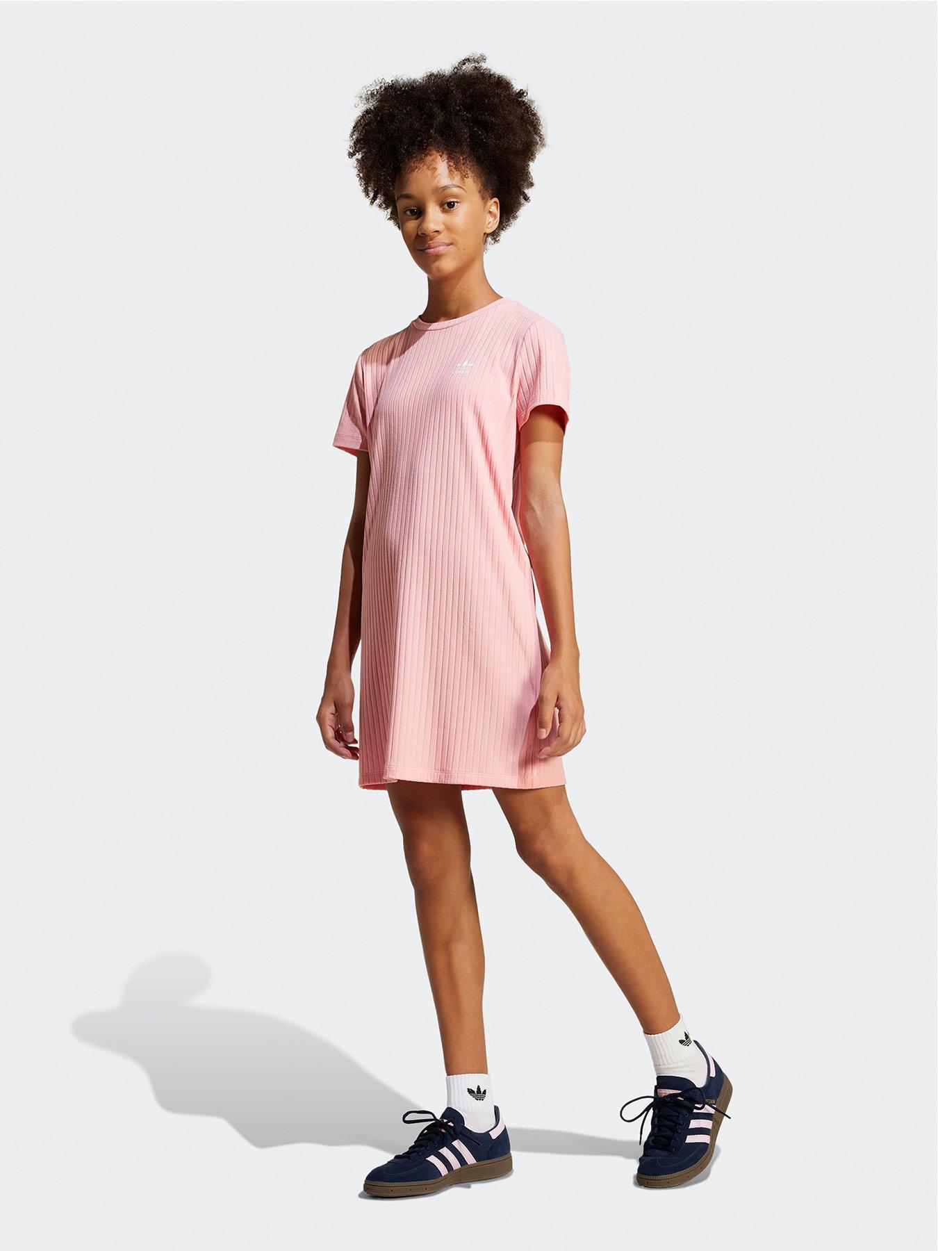 adidas-originals-junior-girls-ribbed-dress-pink