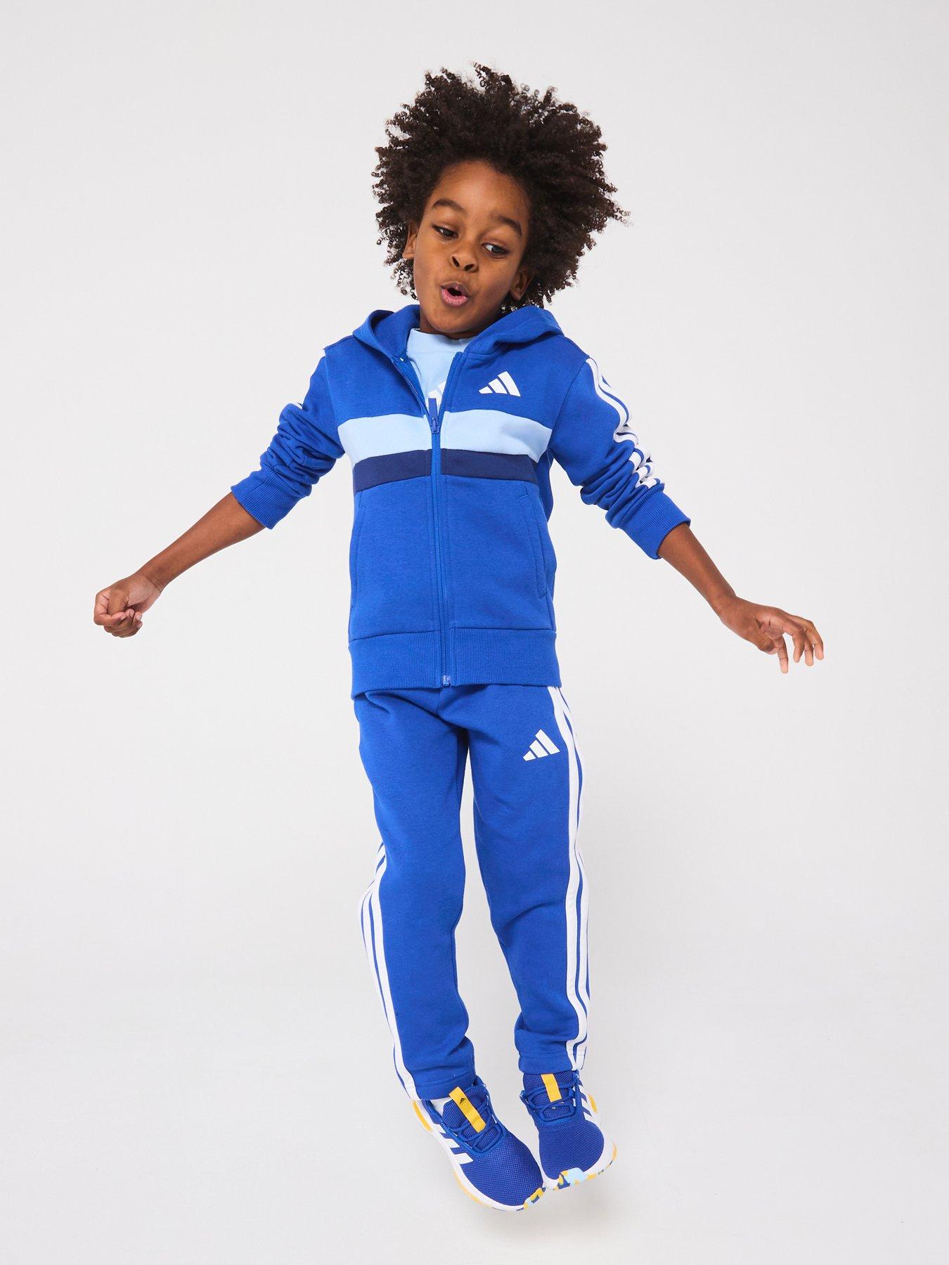 adidas-sportswear-kids-unisex-seasonal-essentials-tiberio-3-stripes-fleece-track-suit-blue