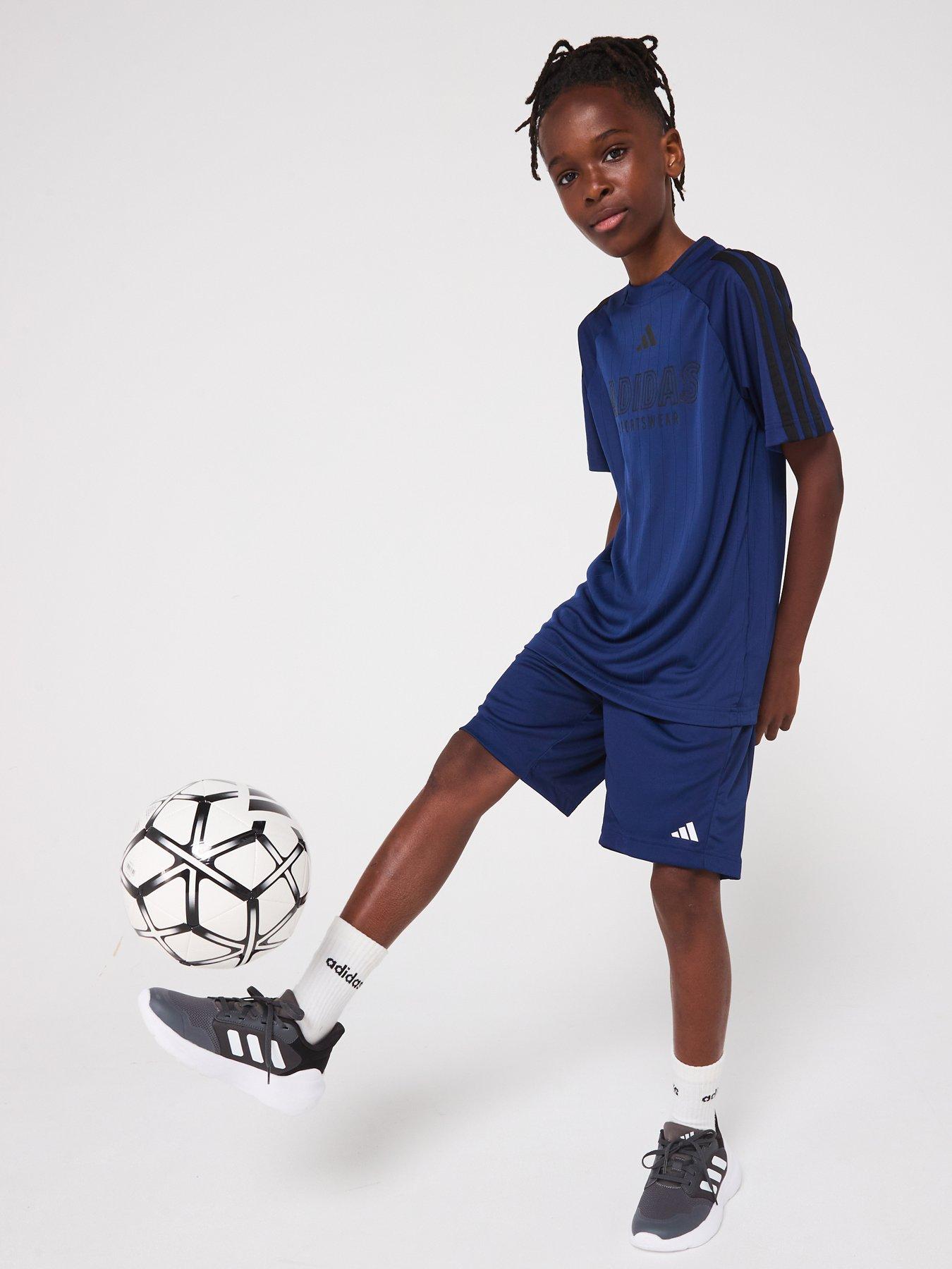  image of adidas-sportswear-junior-boys-house-of-tiro-t-shirt-blue