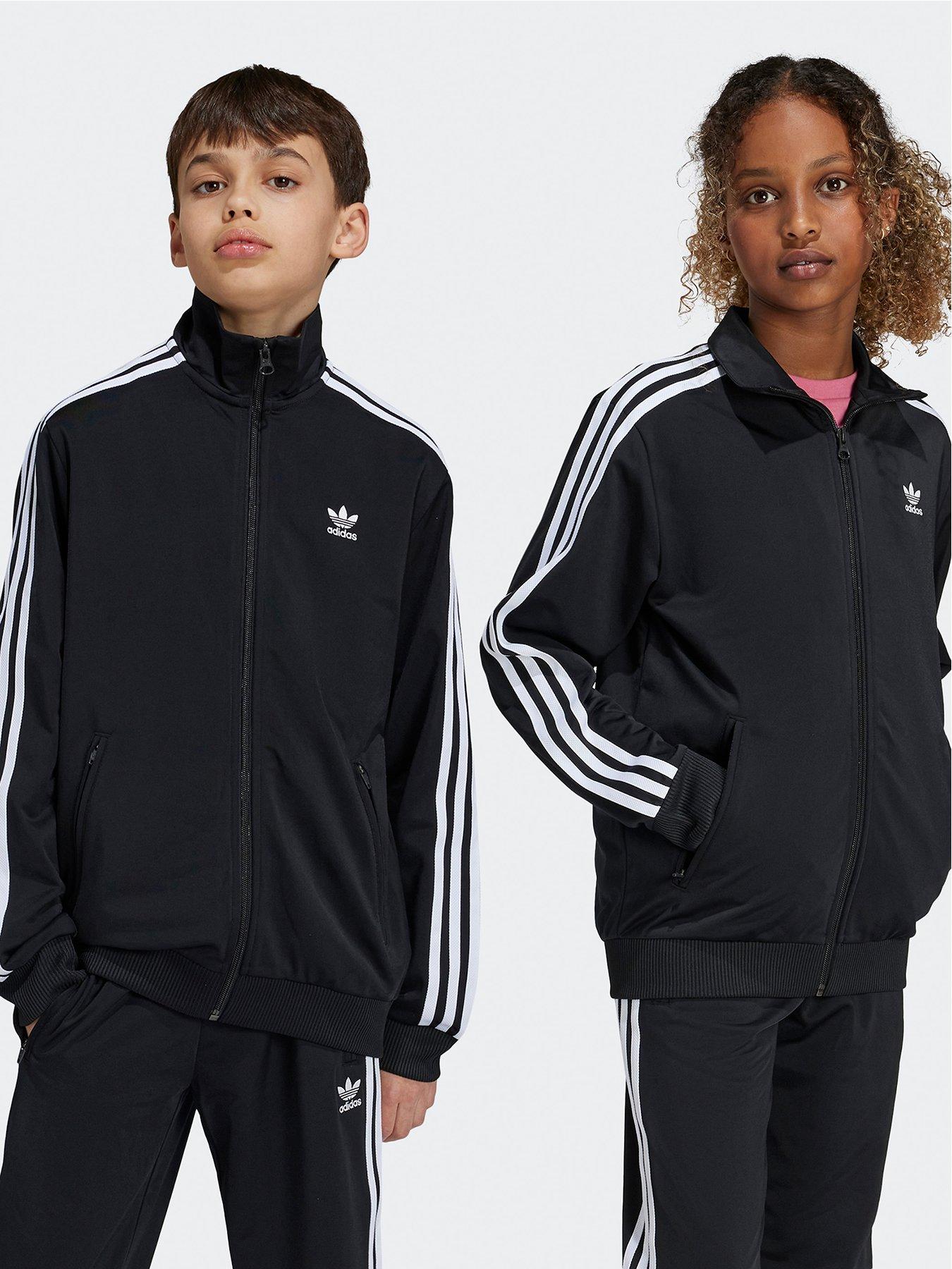 undefined Junior Boys Adicolor Firebird Top  - Black