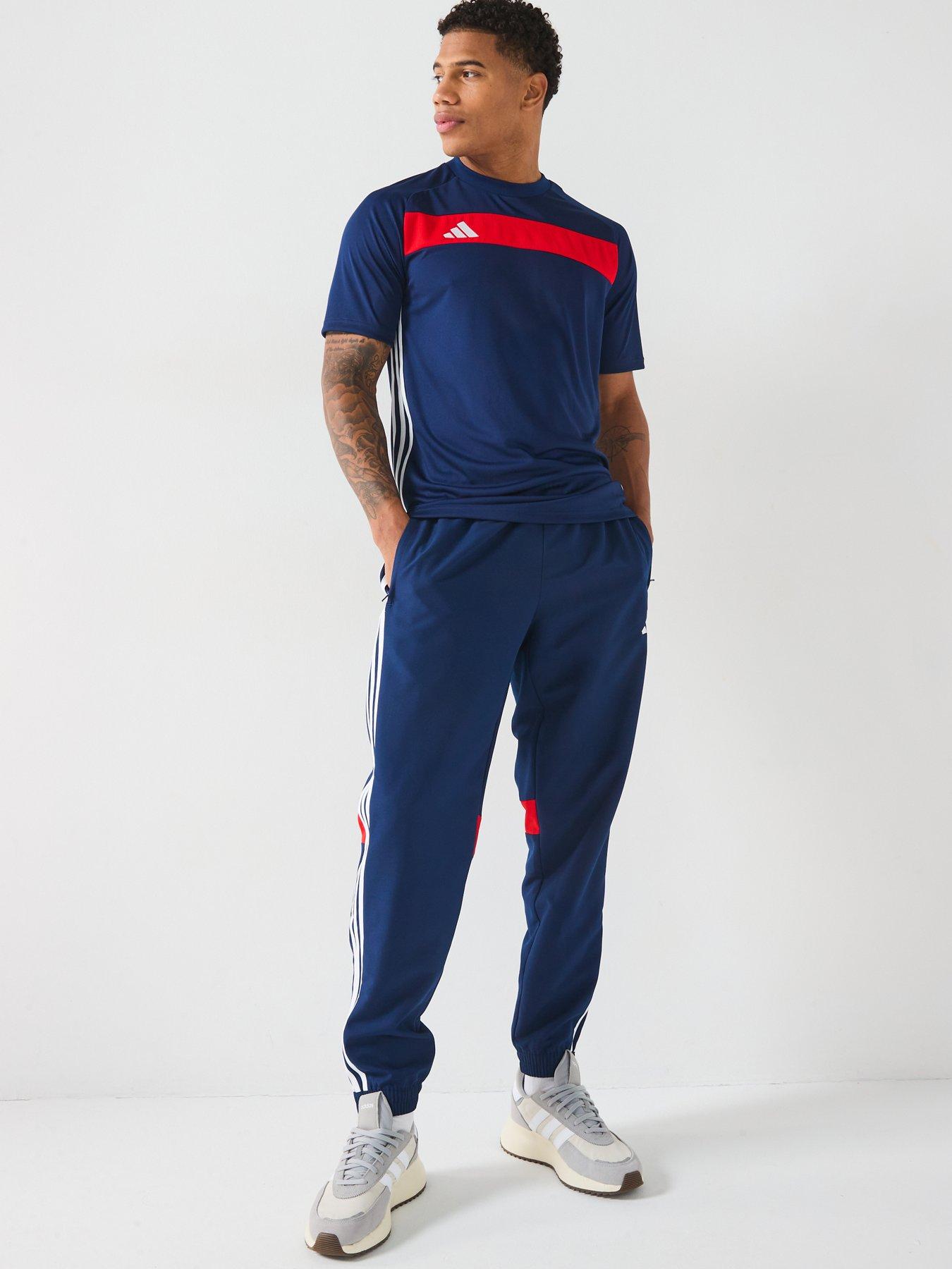  image of adidas-mens-tiro-essentials-tee-navy