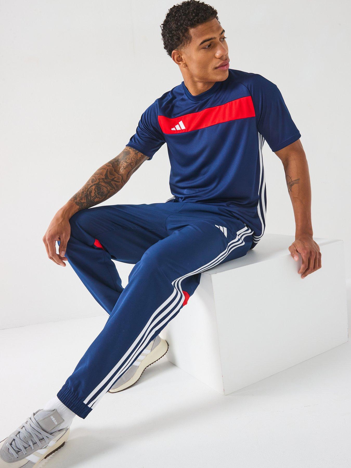  image of adidas-mens-tiro-essentials-tee-navy