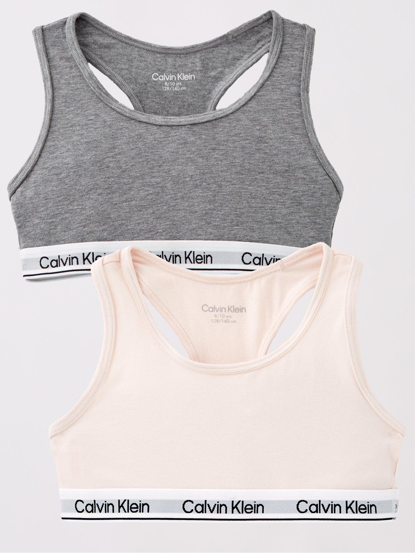 Calvin Klein Girls 2 Pack Modern Cotton Bralette - Multi