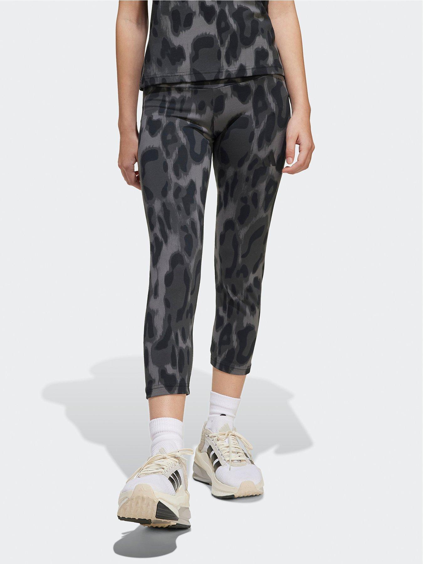  image of adidas-sportswear-junior-girls-future-icons-78-leggings-dark-grey