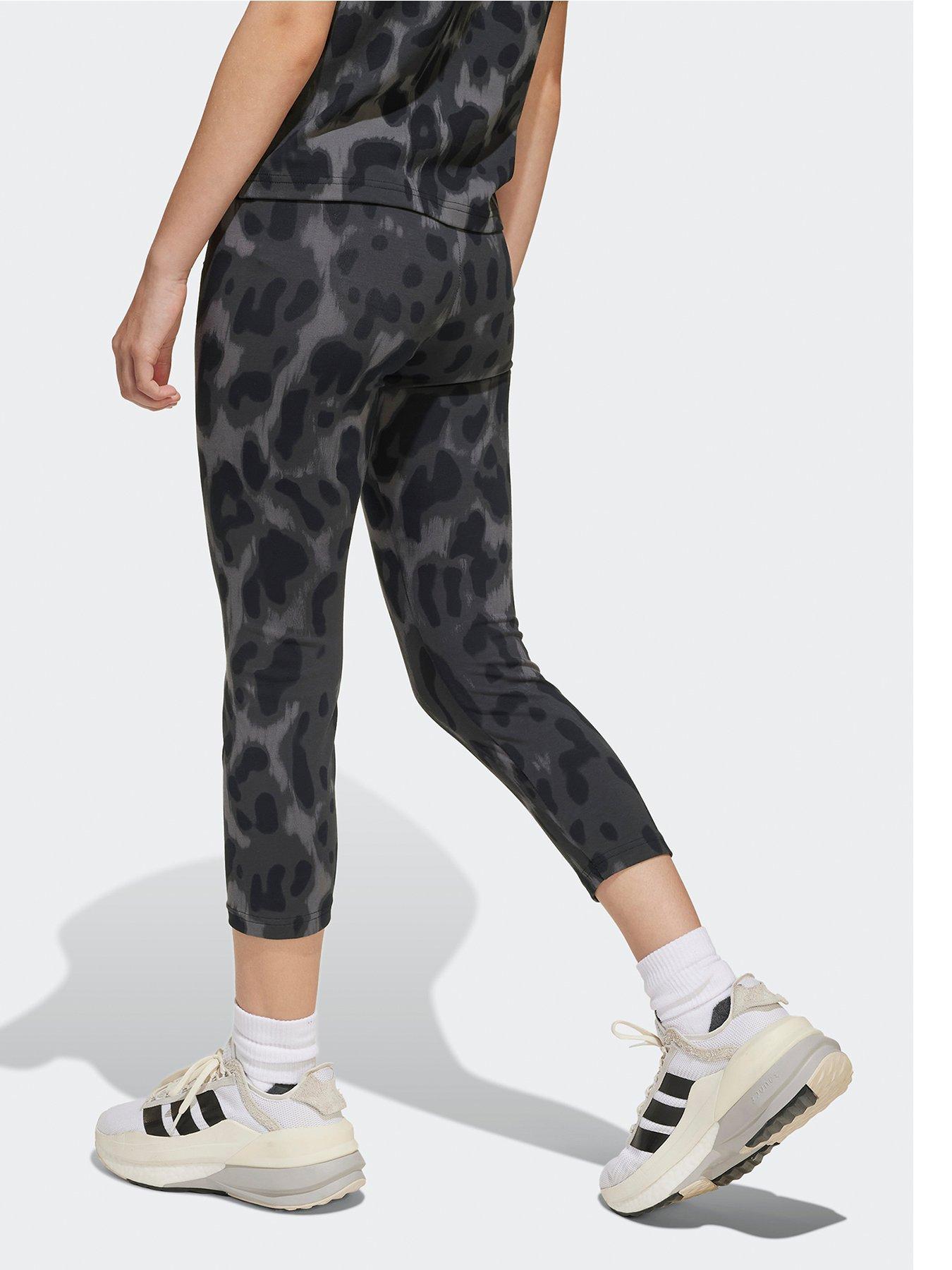  image of adidas-sportswear-junior-girls-future-icons-78-leggings-dark-grey