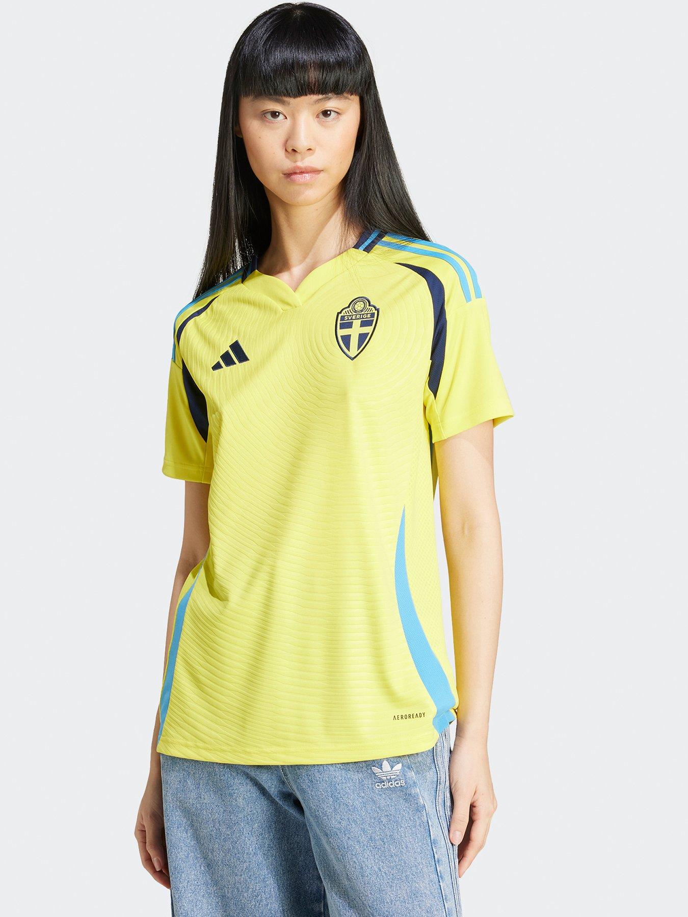 undefined Womens Sweden 2025 Home Shirt - Yellow
