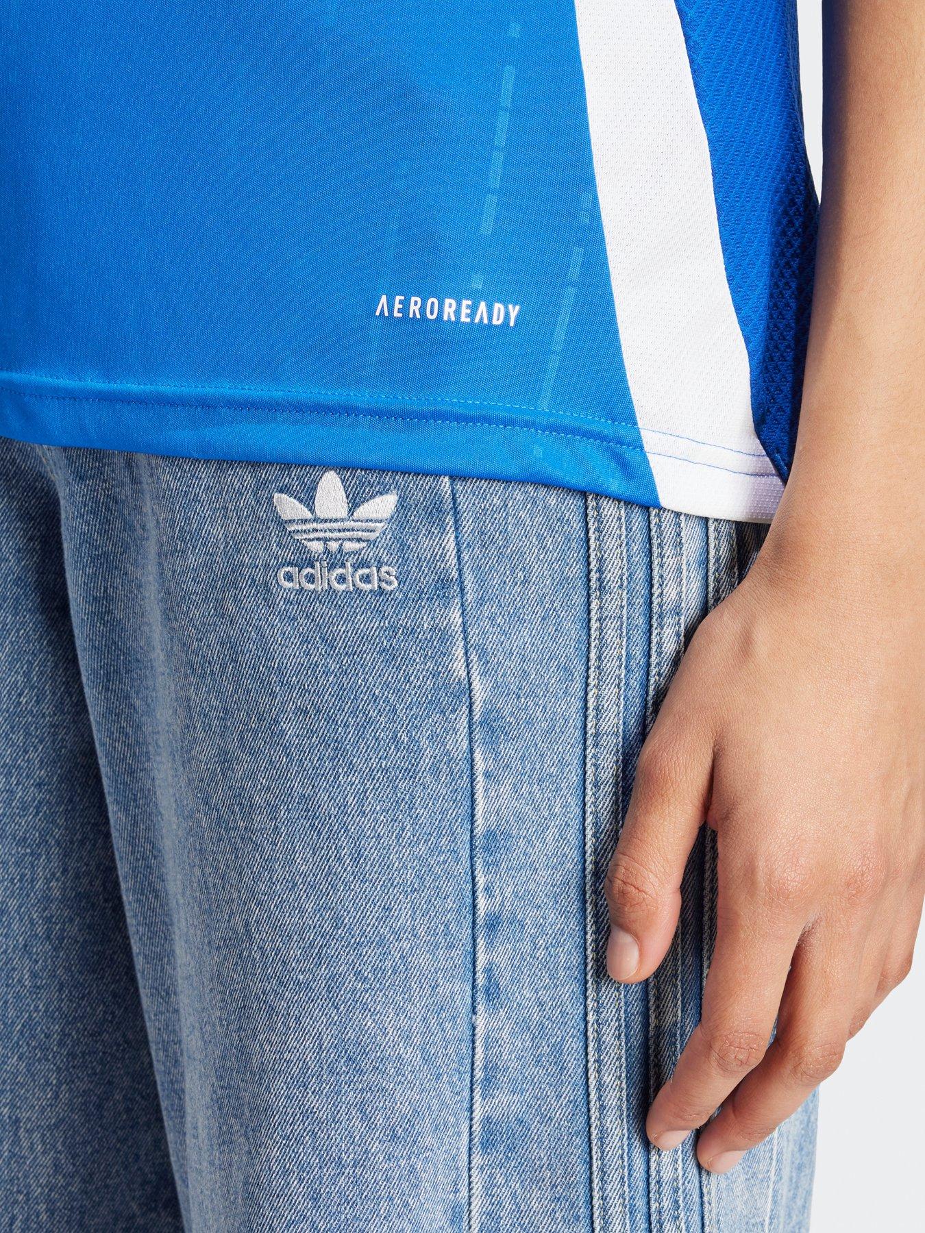  image of adidas-womens-italy-2025-home-shirt-blue