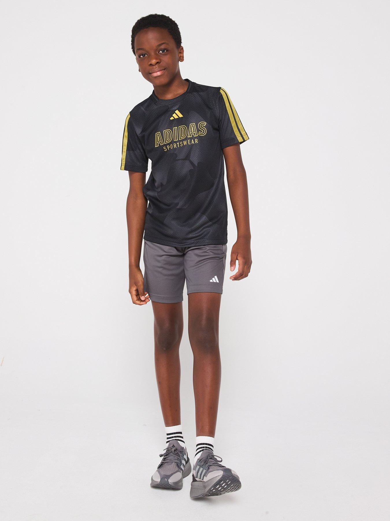 Image 3 of 6 of adidas Sportswear Junior Boys House Of Tiro Colors Of Football T-shirt Kids - Multicolour