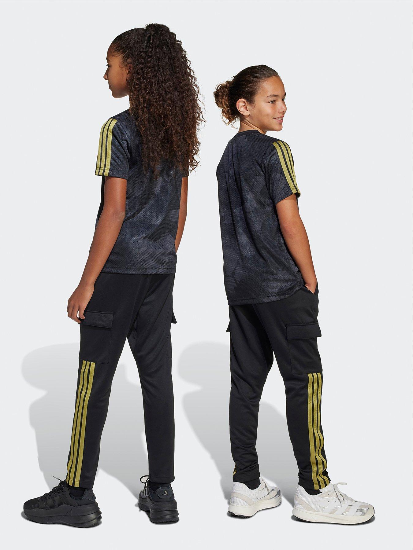  image of adidas-sportswear-junior-unisex-house-of-tiro-colors-of-football-cargo-joggers-kids-multicolour