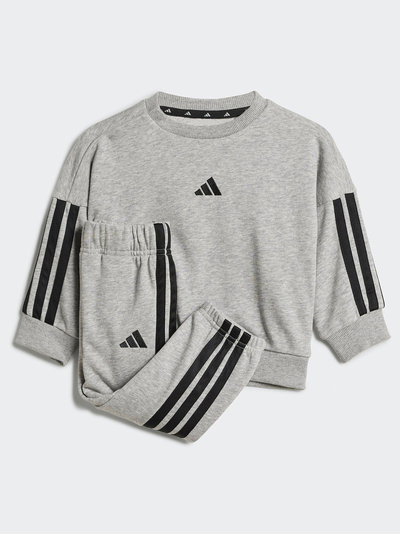 adidas-sportswear-infant-unisex-essentials-tracksuit-grey