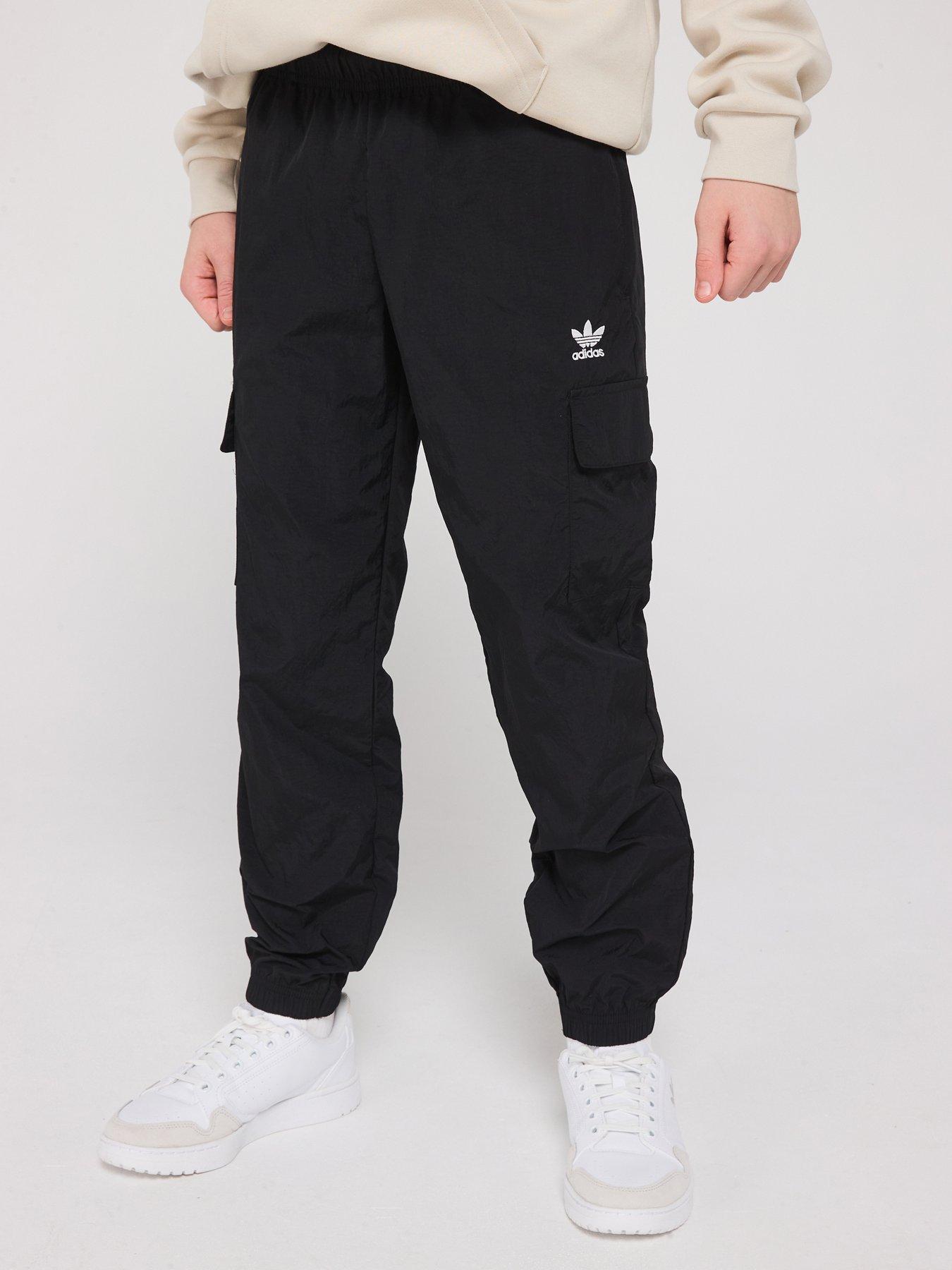 adidas-originals-junior-boys-cargo-tracksuit-bottoms-black