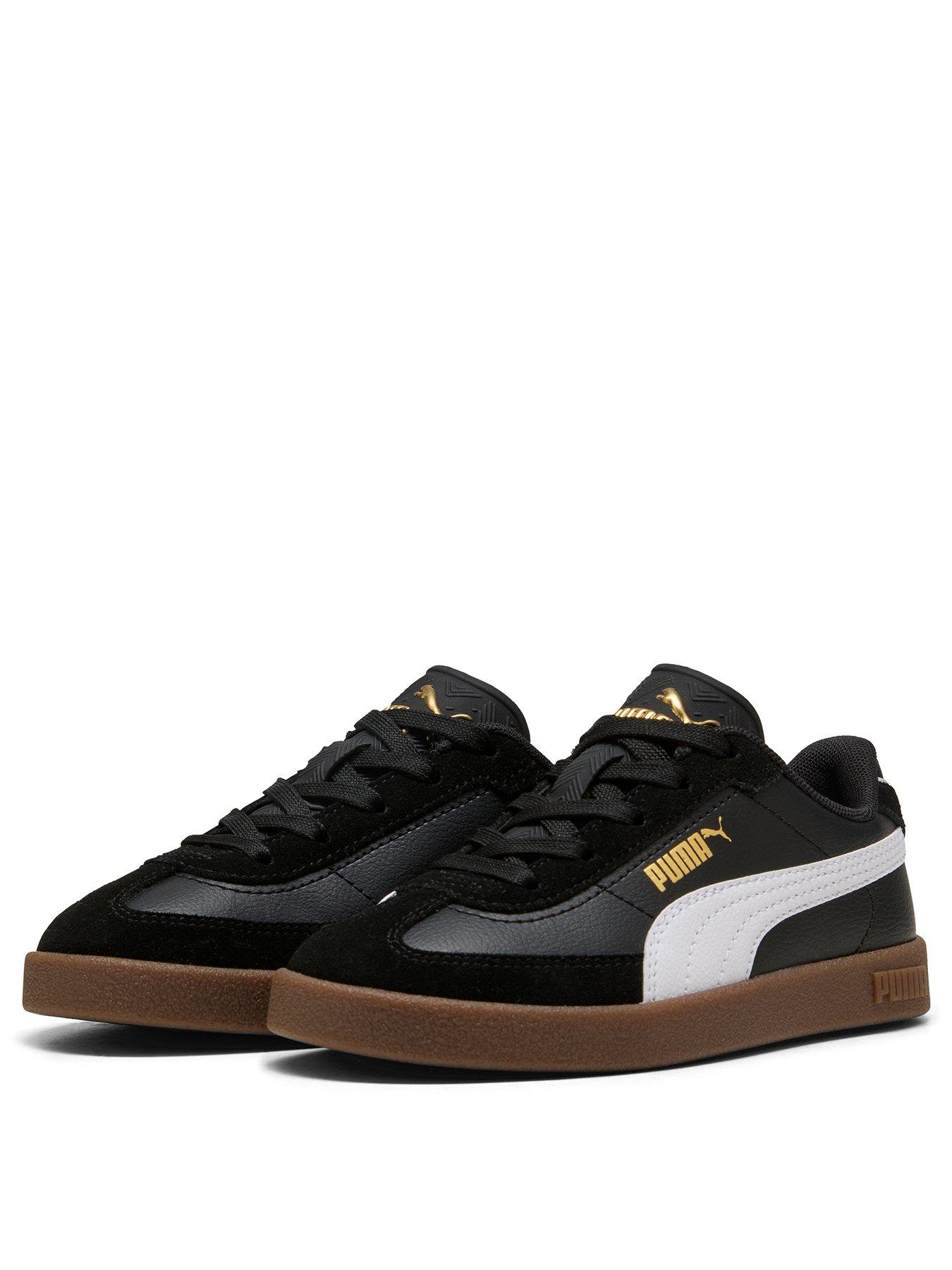  image of puma-kids-unisex-club-ii-era-trainers-black