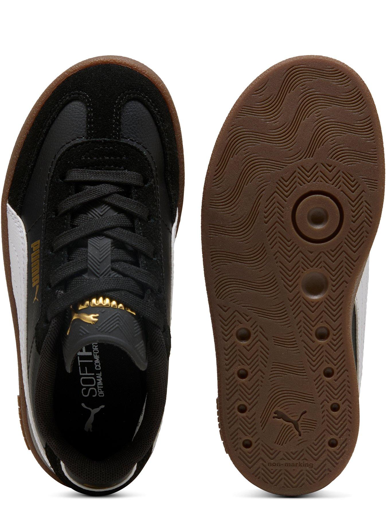  image of puma-kids-unisex-club-ii-era-trainers-black