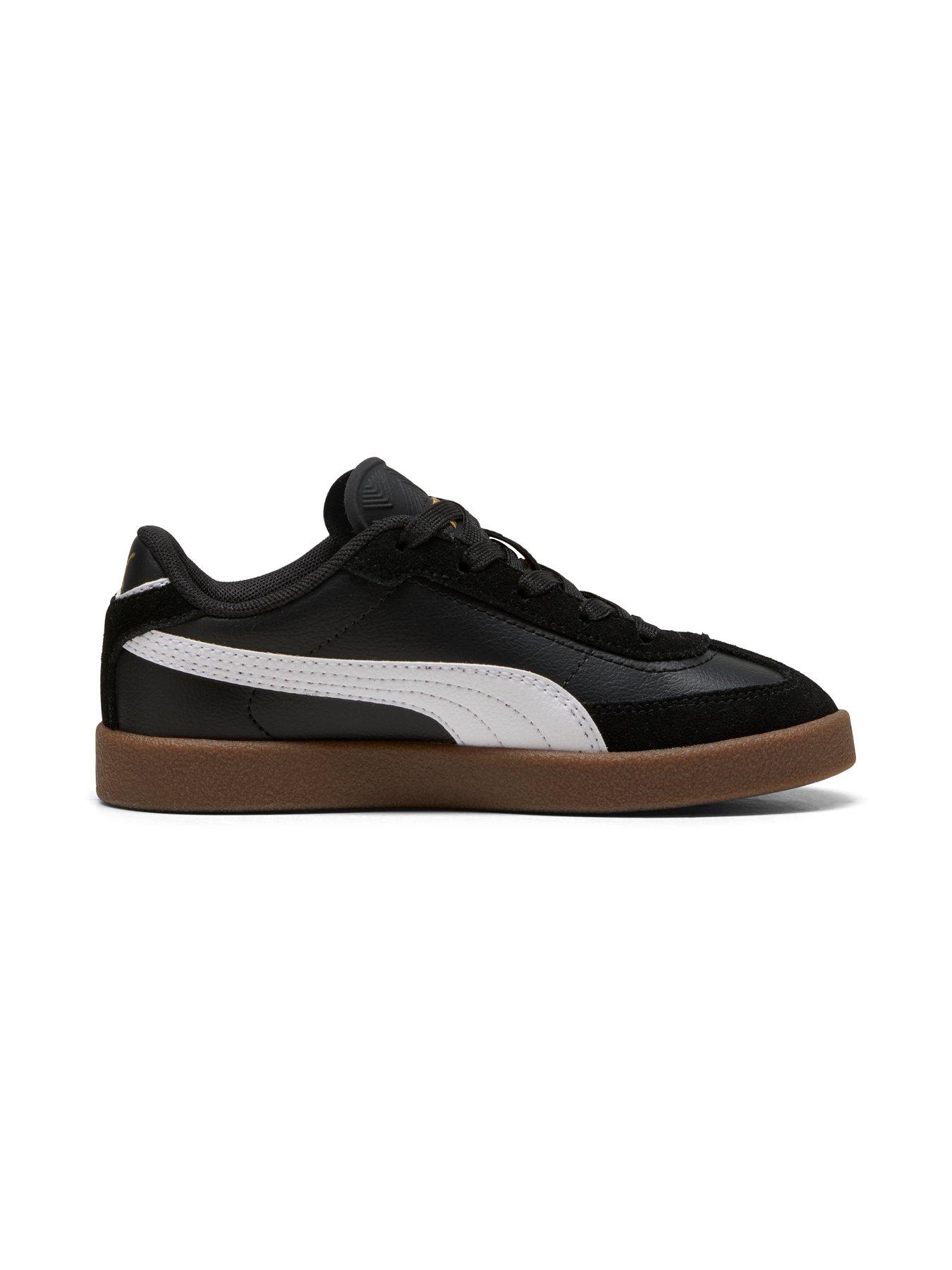  image of puma-kids-unisex-club-ii-era-trainers-black