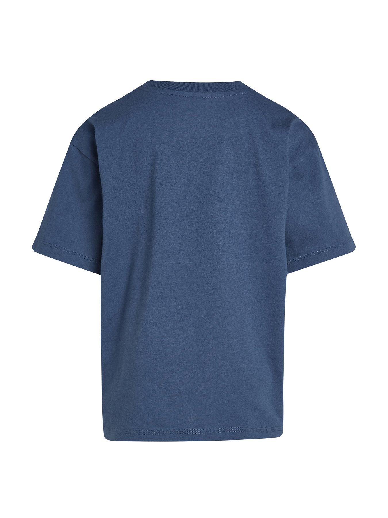  image of calvin-klein-jeans-boys-bold-graphic-short-sleeve-t-shirt-navy