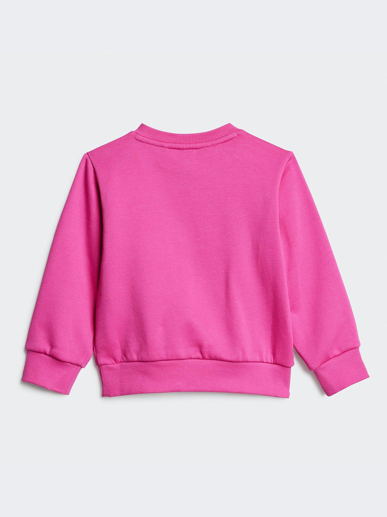  image of adidas-sportswear-infant-unisex-essentials-joggers-kids-pink
