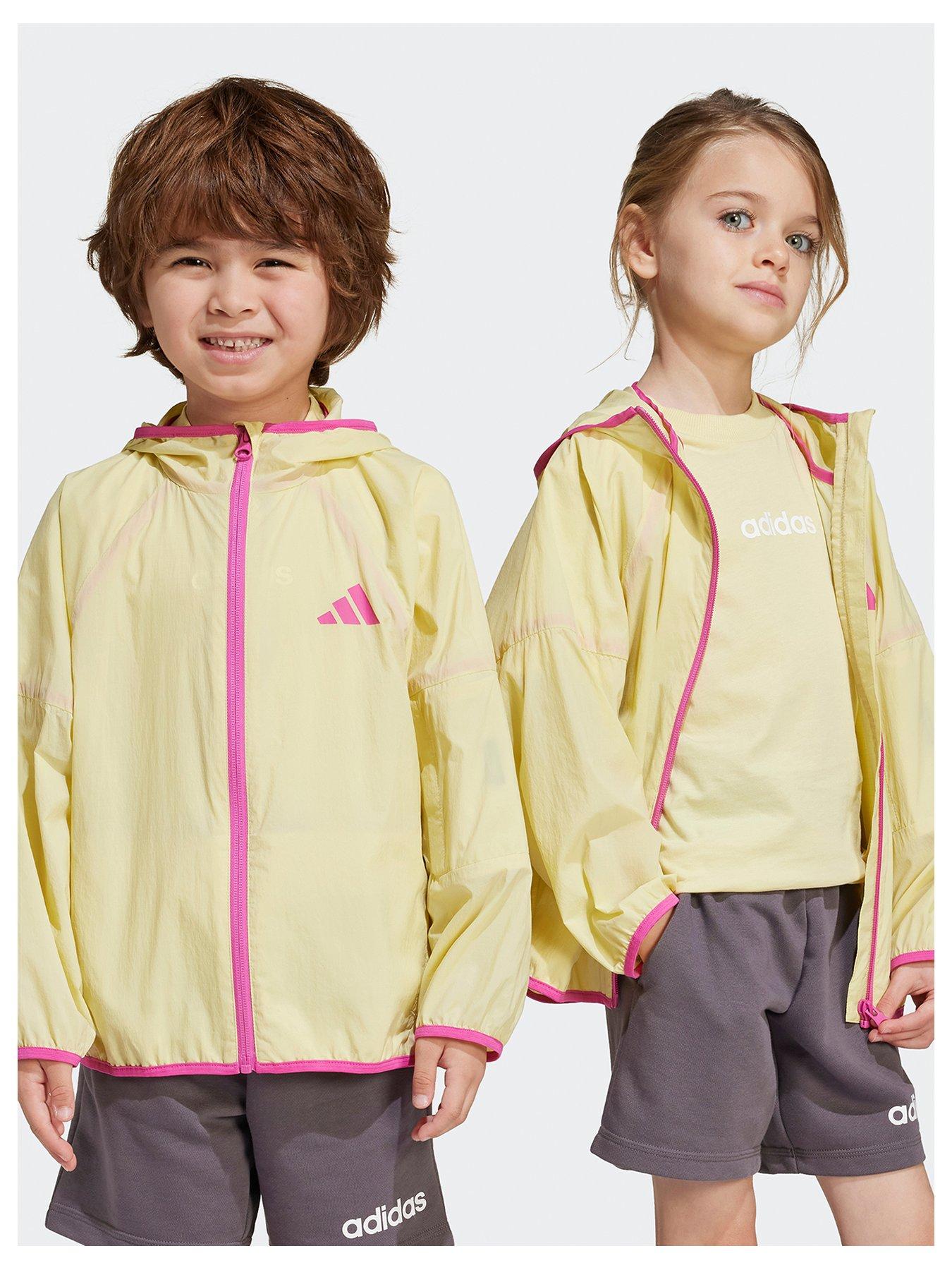 adidas-sportswear-kids-unisex-lightweight-windbreaker-kids-yellow