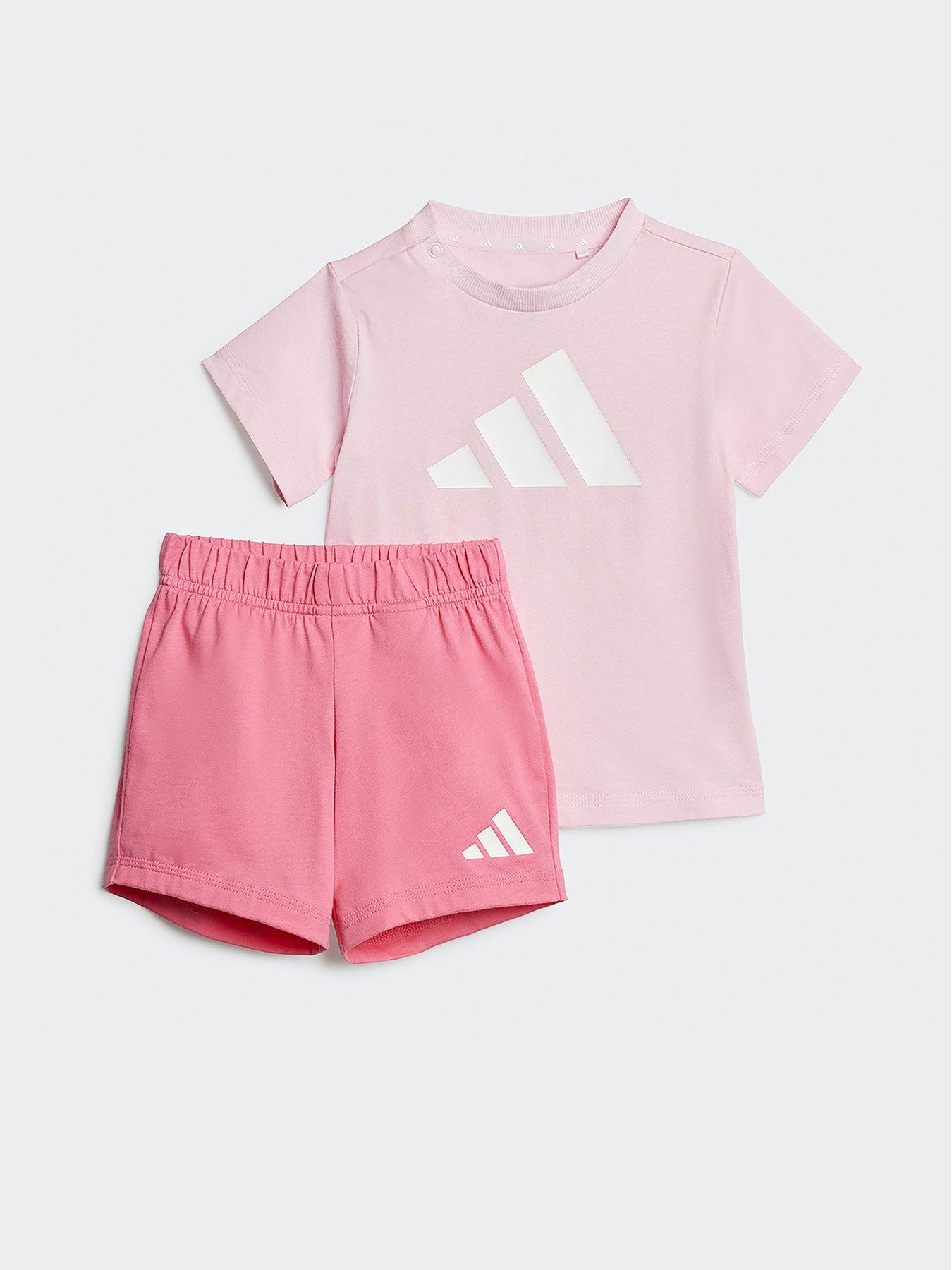 adidas-sportswear-infant-unisex-essentials-tee-set-pink