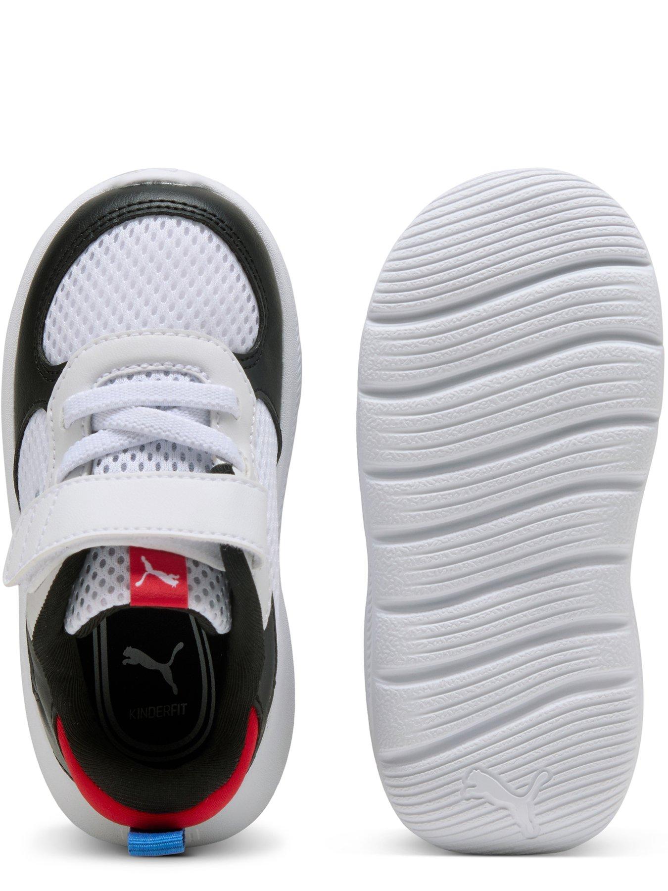  image of puma-infant-unisex-fun-racer-2-whiteblackred