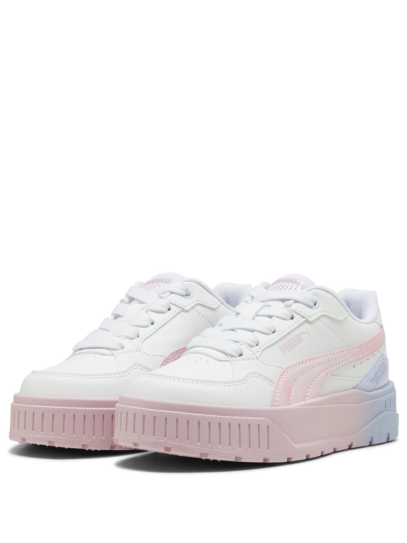  image of puma-kids-girls-karmen-ii-idol-blurry-dreams-white-rose-mauve-cool