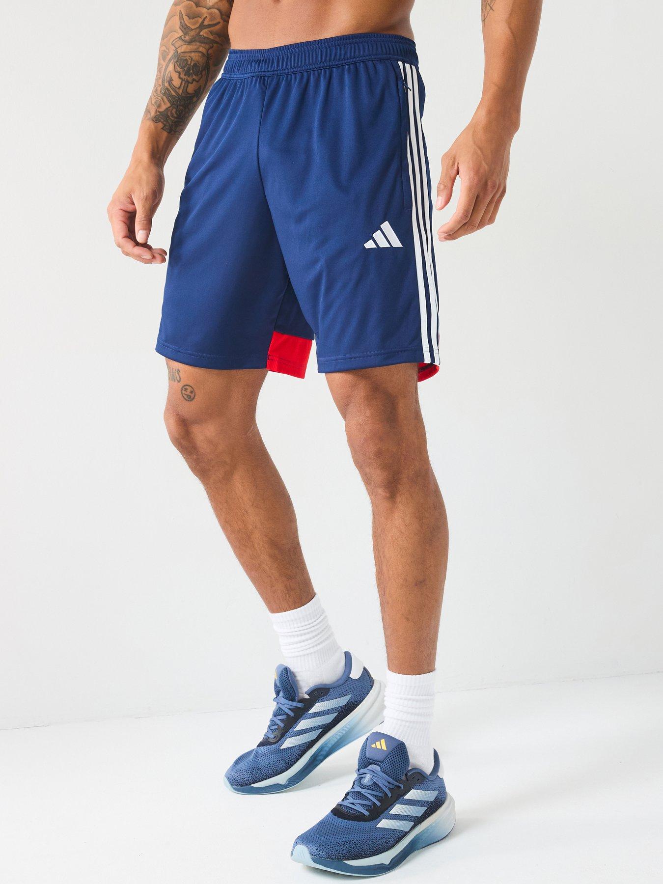 adidas Mens Tiro Essentials Short - Navy/red