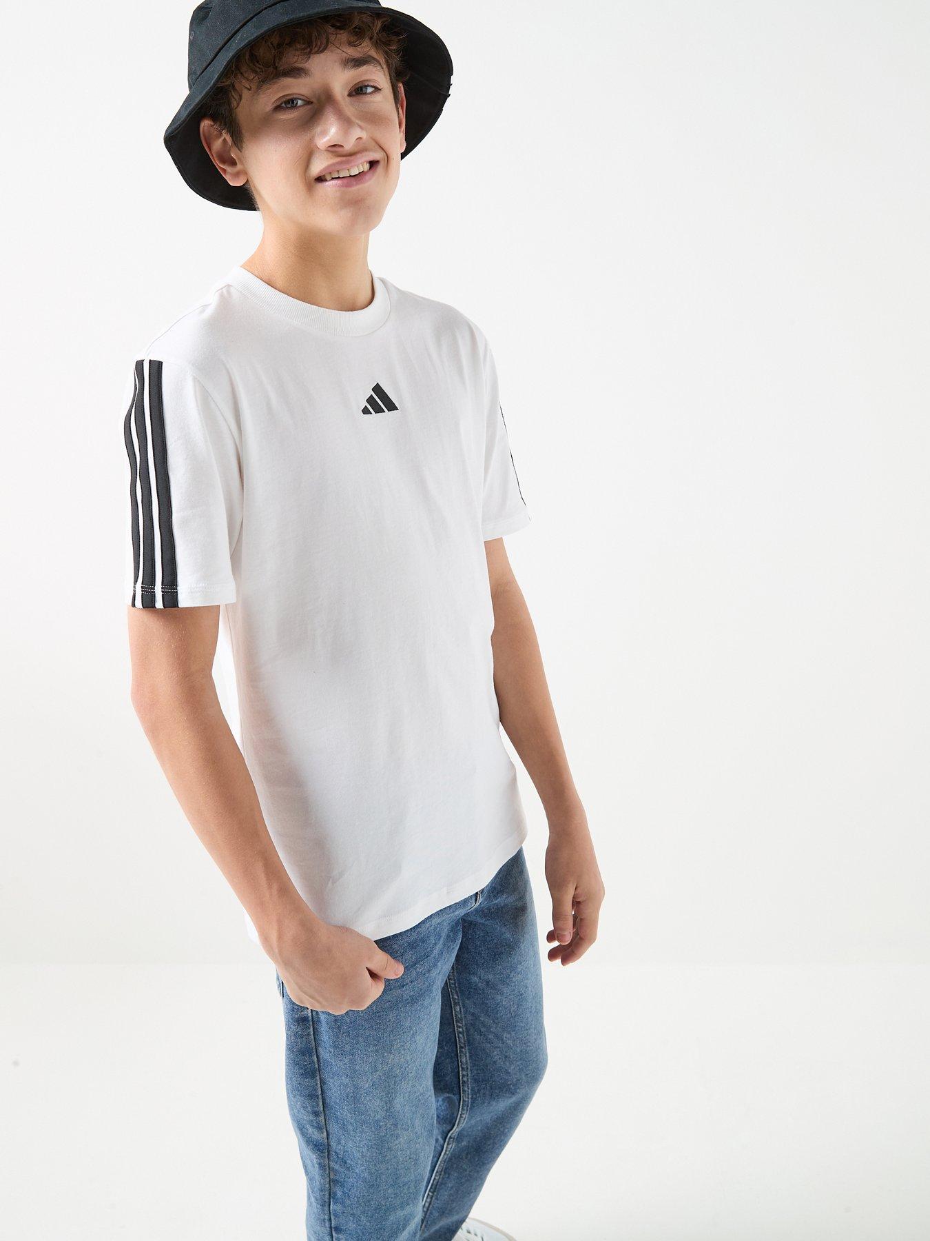 adidas Sportswear Junior Boys Essentials T-shirt - White