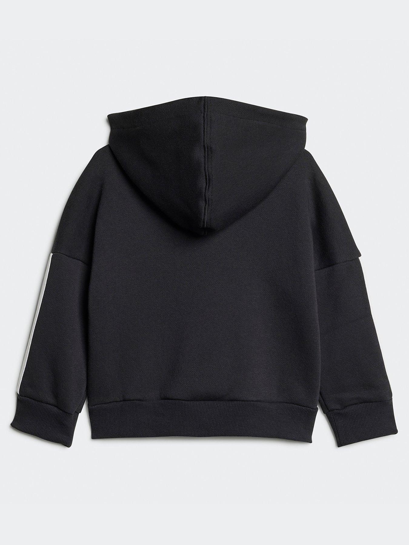  image of adidas-sportswear-infant-unisex-essentials-tracksuit-black
