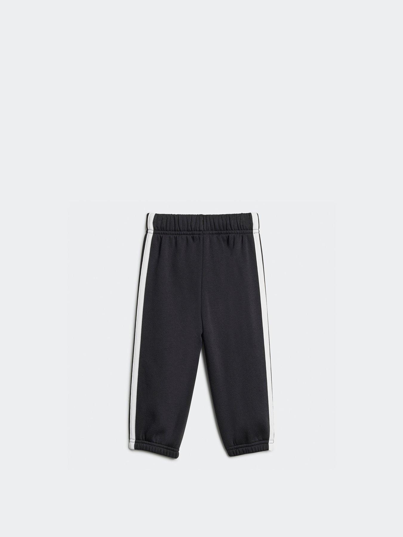  image of adidas-sportswear-infant-unisex-essentials-tracksuit-black