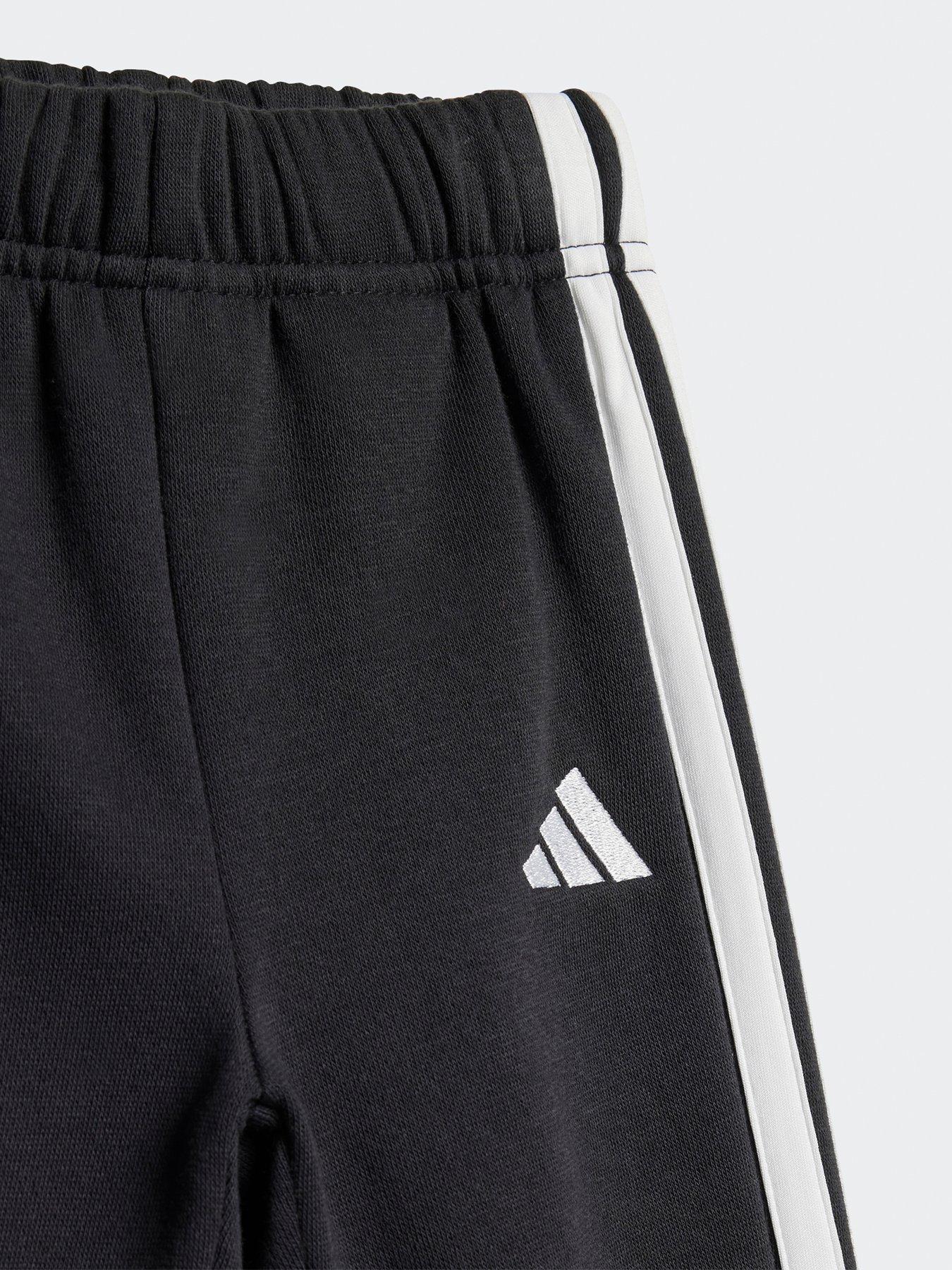  image of adidas-sportswear-infant-unisex-essentials-tracksuit-black