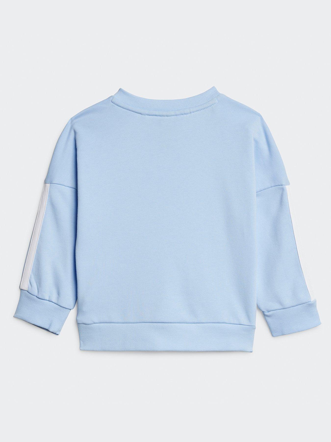 back image of adidas-sportswear-infant-unisex-essentials-tracksuit-blue