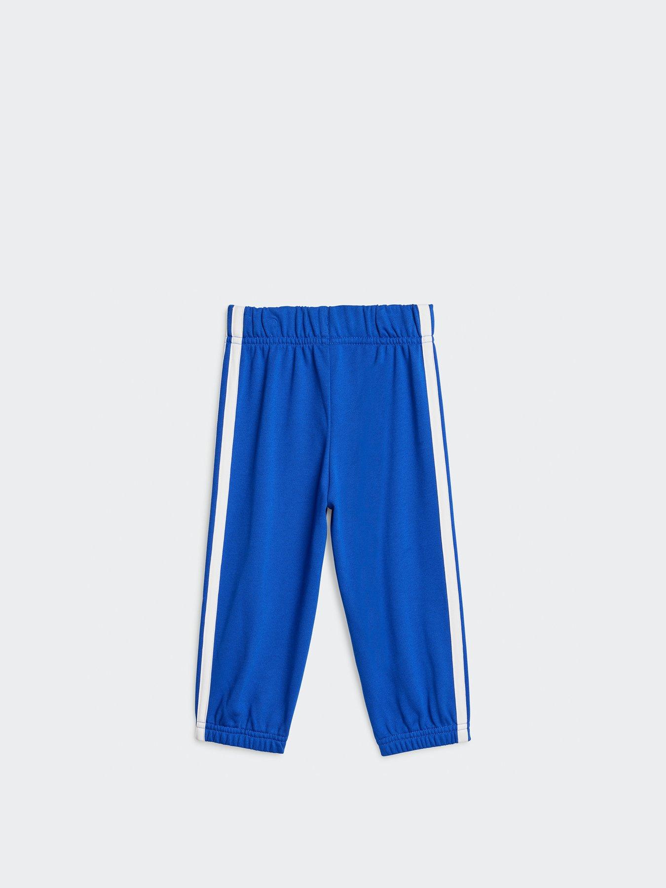  image of adidas-sportswear-infant-unisex-essentials-tracksuit-blue