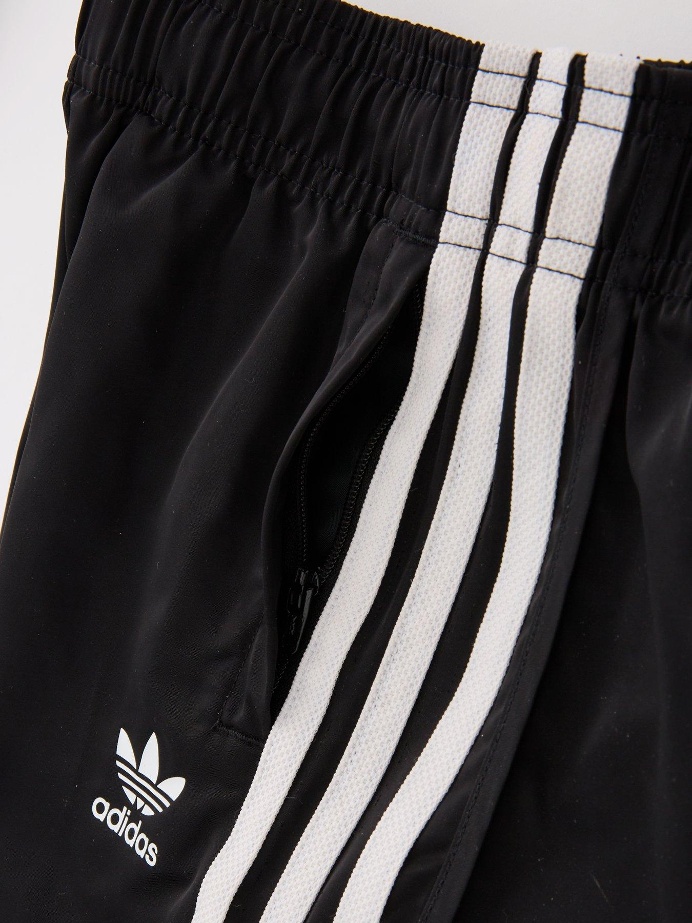  image of adidas-originals-kids-unisex-football-shorts-and-tee-set-black