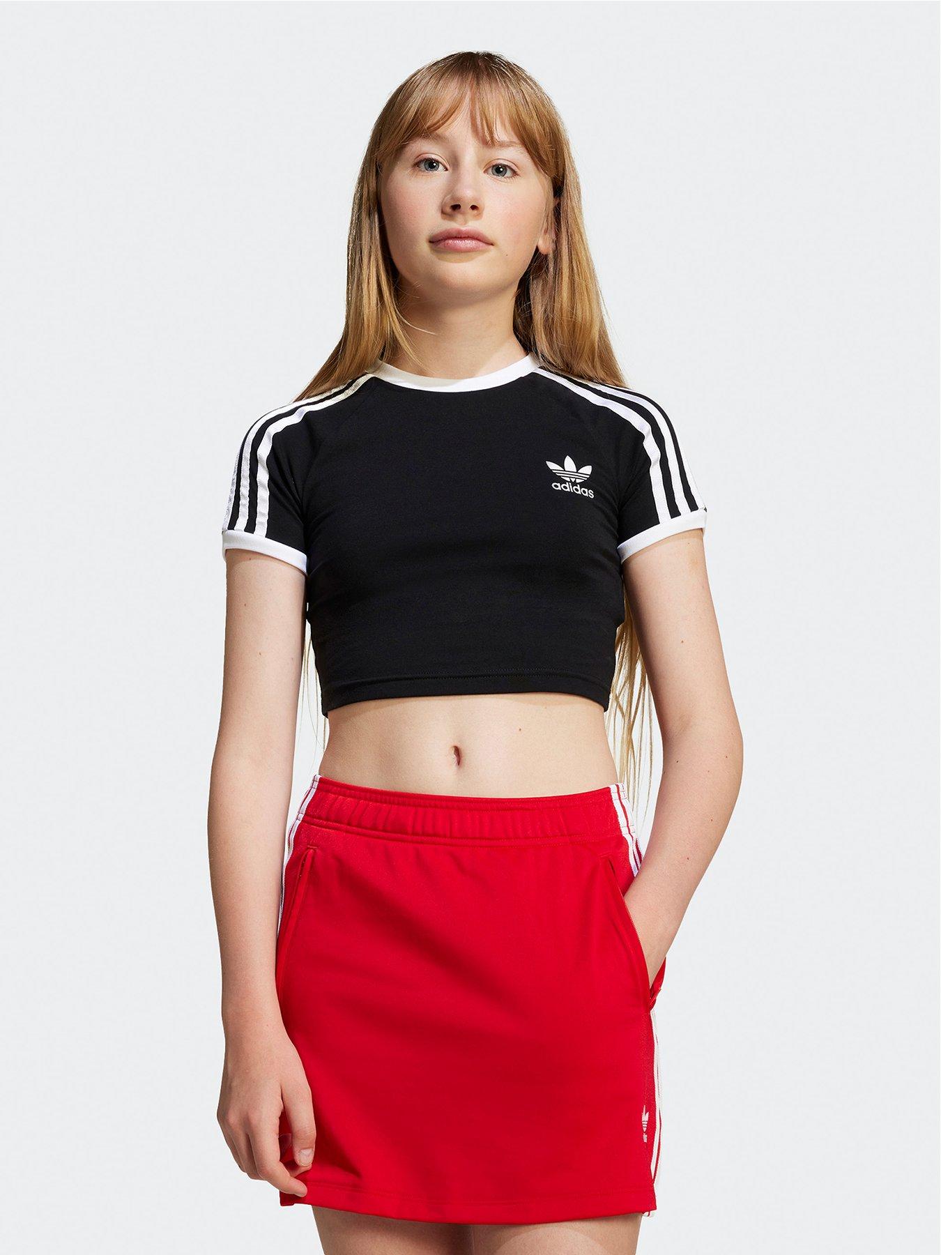 adidas-originals-junior-girls-3-stripes-crop-t-shirt-black
