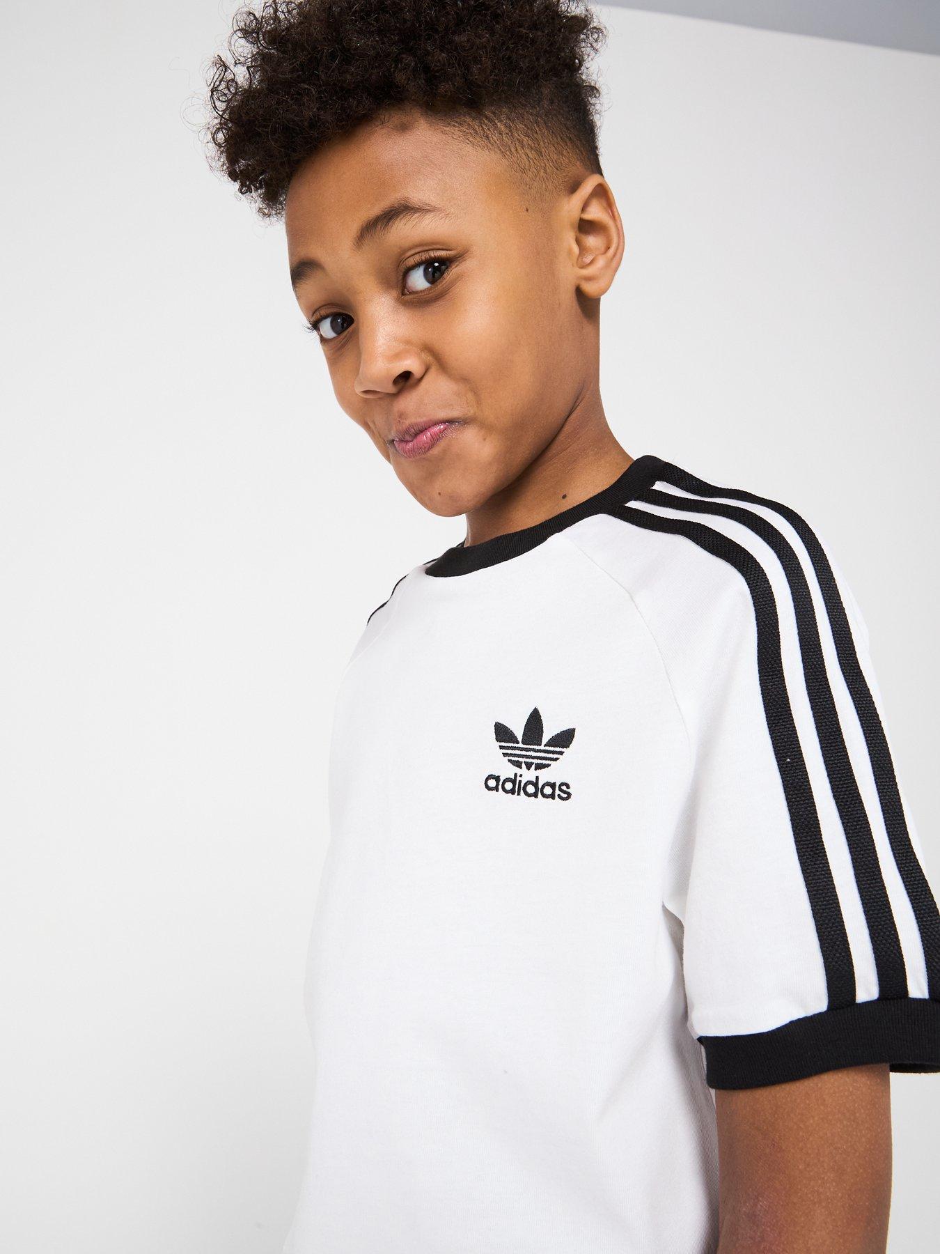  image of adidas-originals-junior-boys-adicolor-3-stripes-t-shirt-white