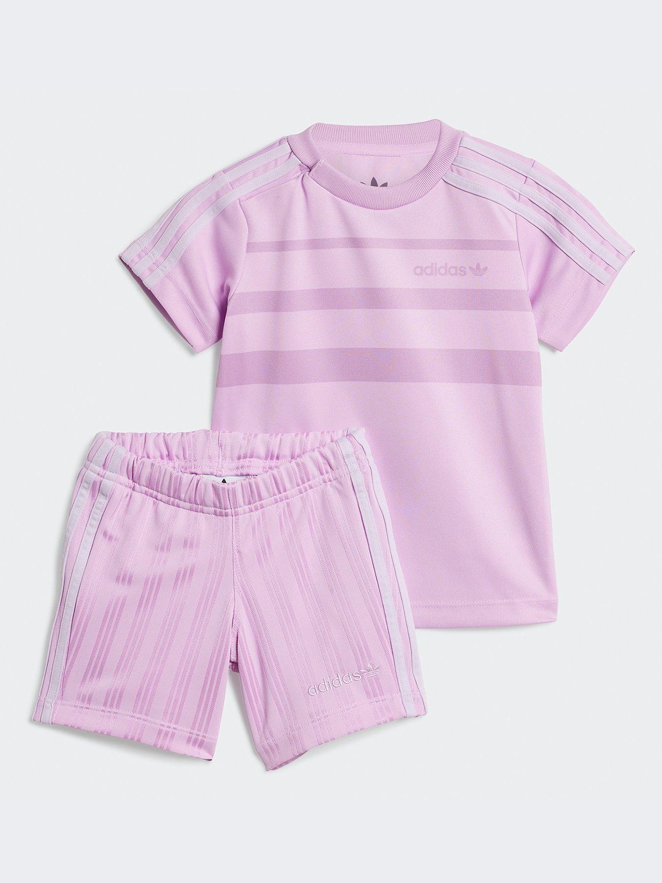 adidas-originals-infant-unisex-shorts-and-tee-set-purple