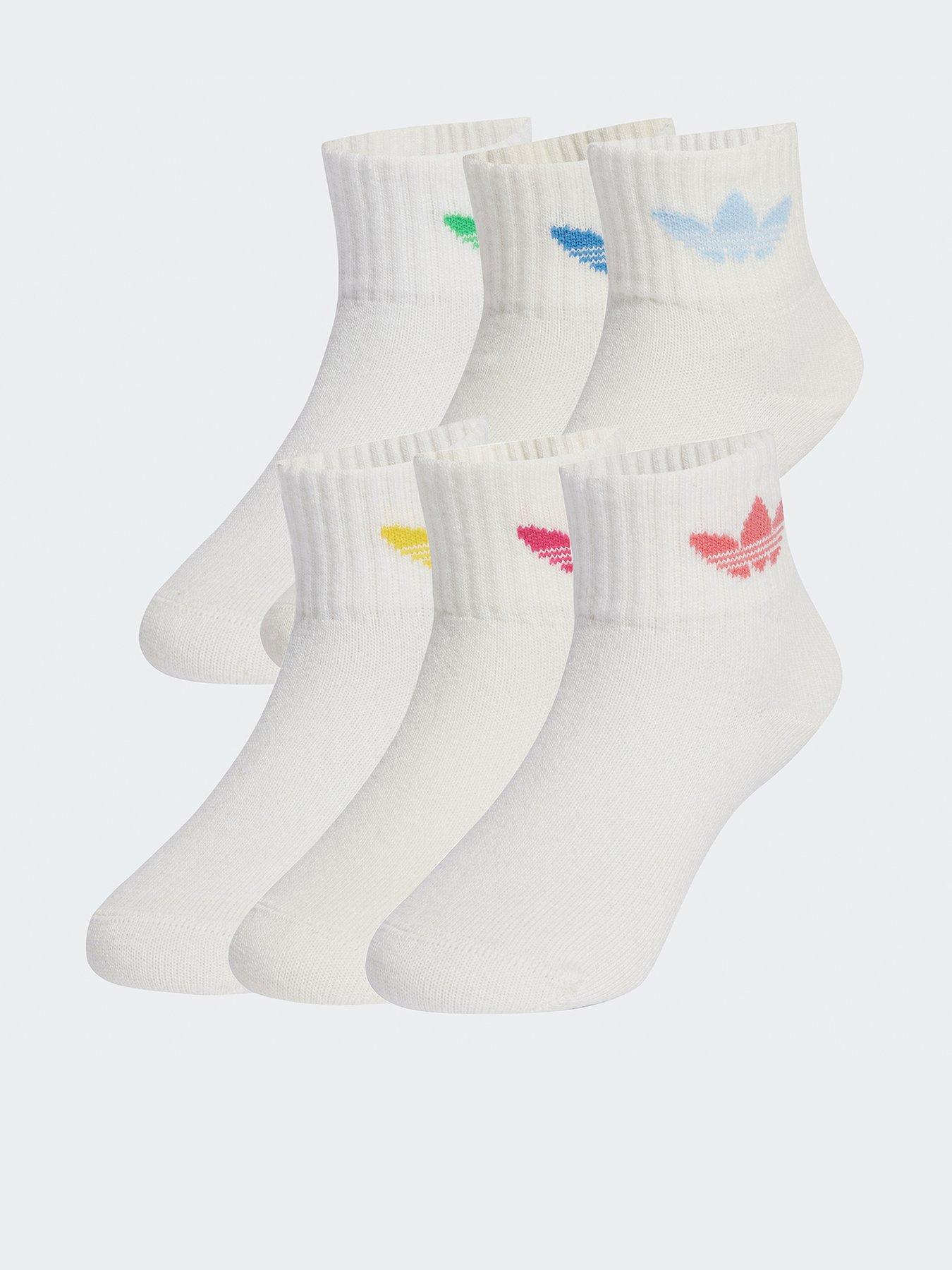 adidas-originals-kids-unisex-ankle-socks-6-pairs-white