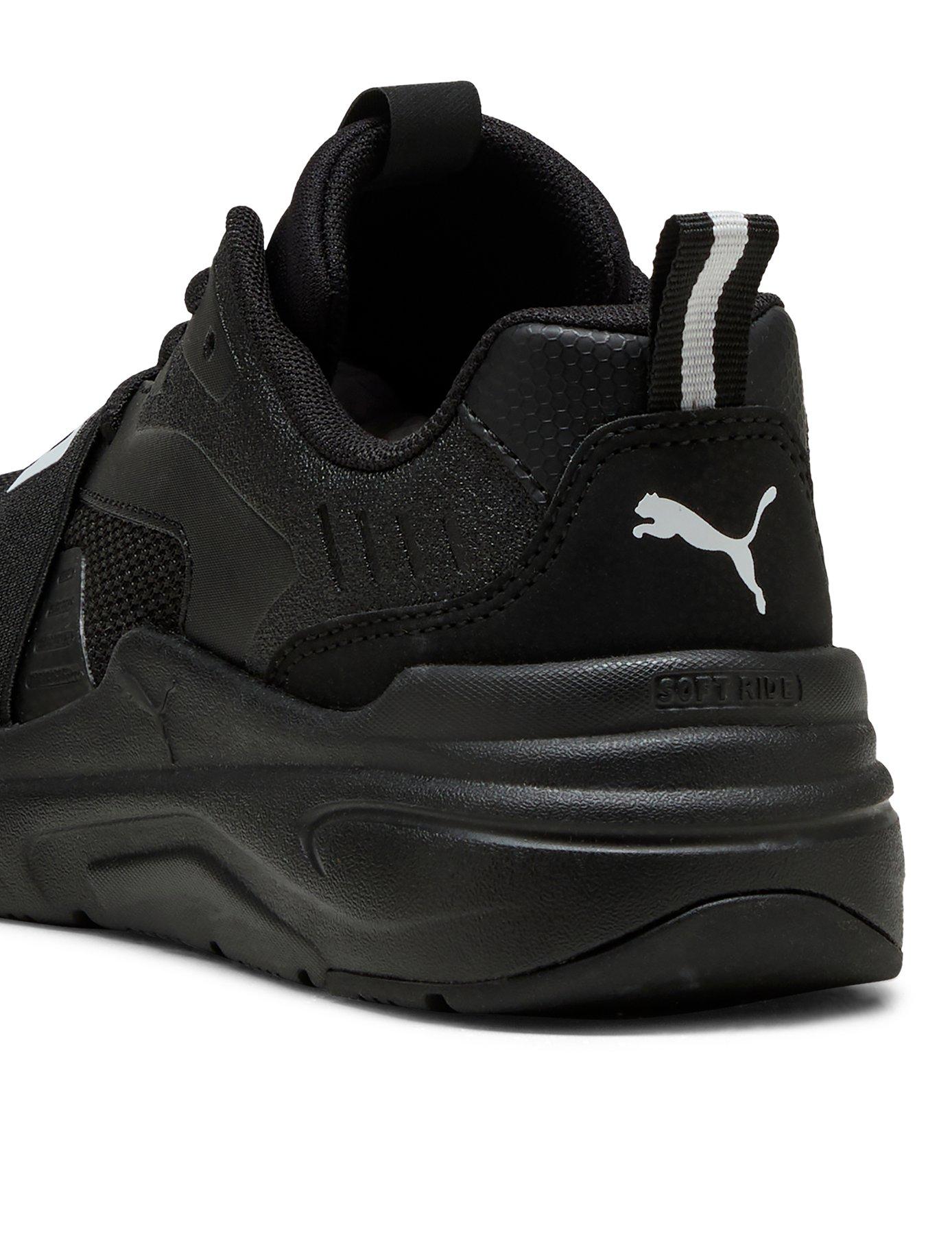  image of puma-junior-unisex-softride-wired-2-trainers-black