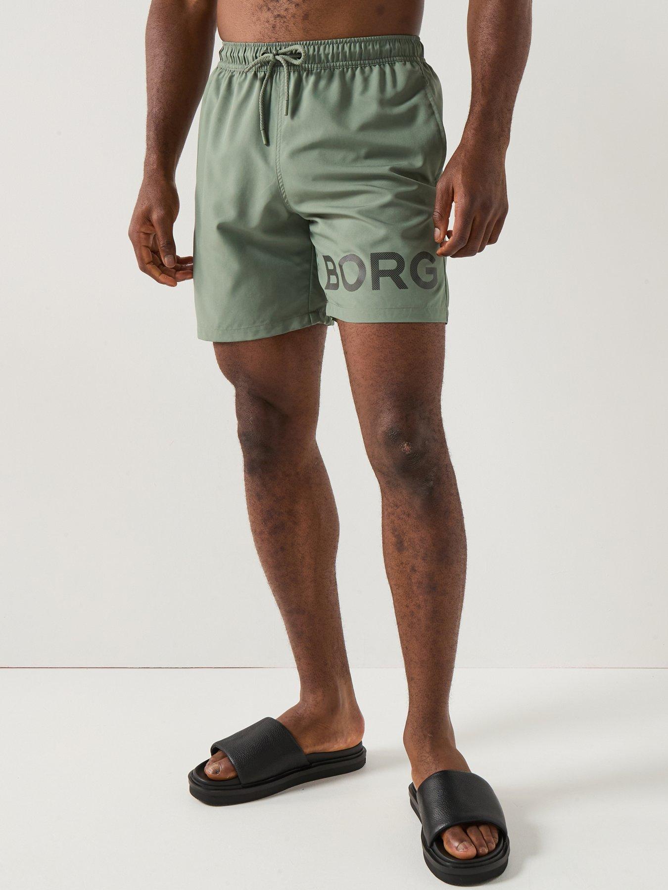 Image 1 of 6 of Bjorn Borg Swim Shorts - Green