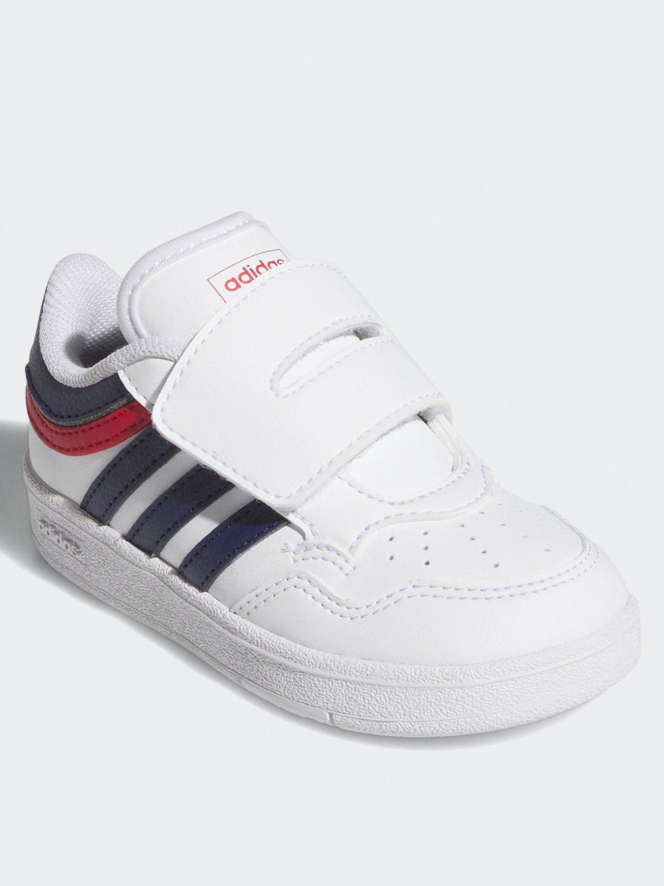  image of adidas-sportswear-infant-unisex-hoops-40-shoes-kids-white
