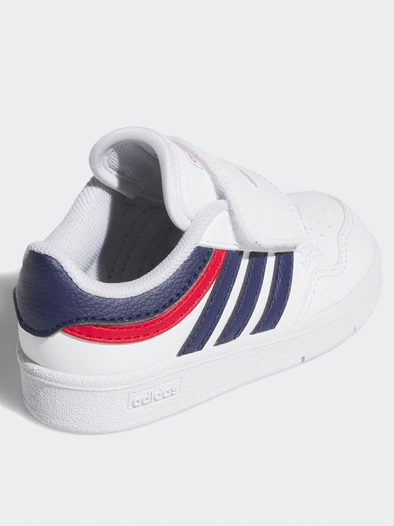  image of adidas-sportswear-infant-unisex-hoops-40-shoes-kids-white