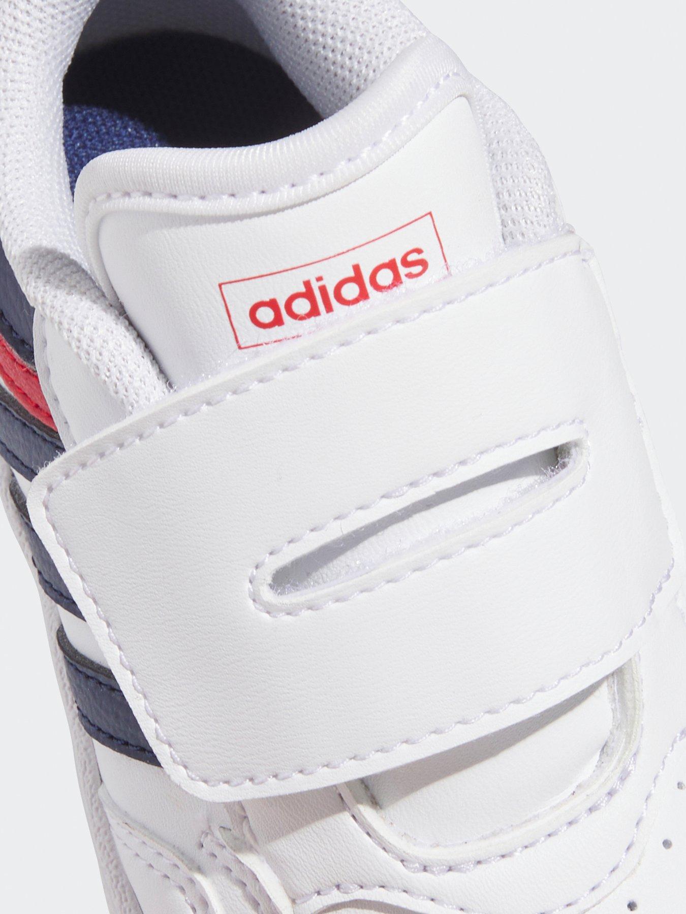  image of adidas-sportswear-infant-unisex-hoops-40-shoes-kids-white