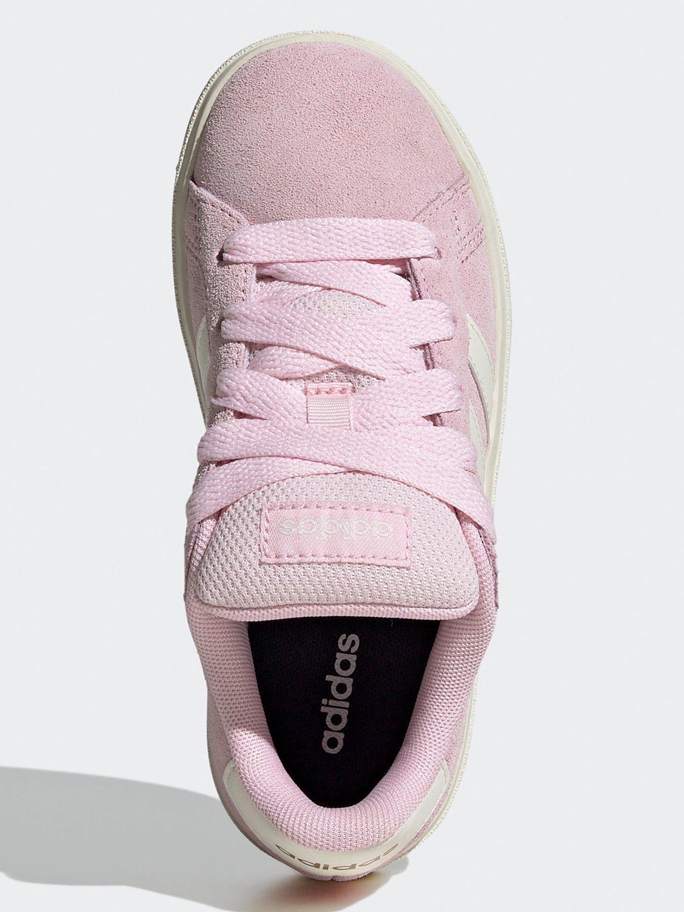 adidas Sportswear Kids Unisex Grand Court 00s Shoes - Pink | Littlewoods