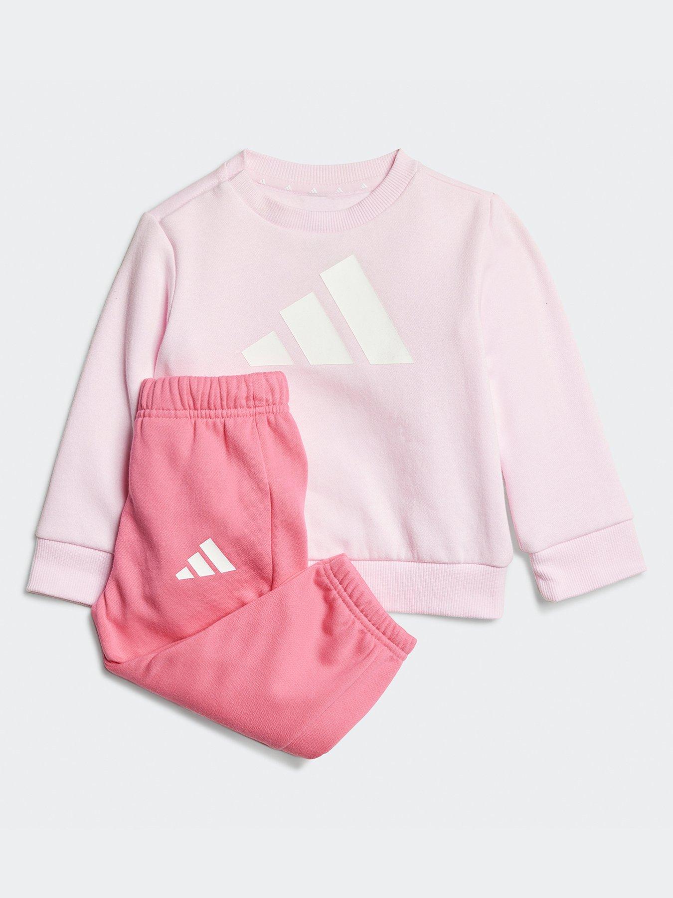  image of adidas-sportswear-infant-unisex-essentials-joggers-pink