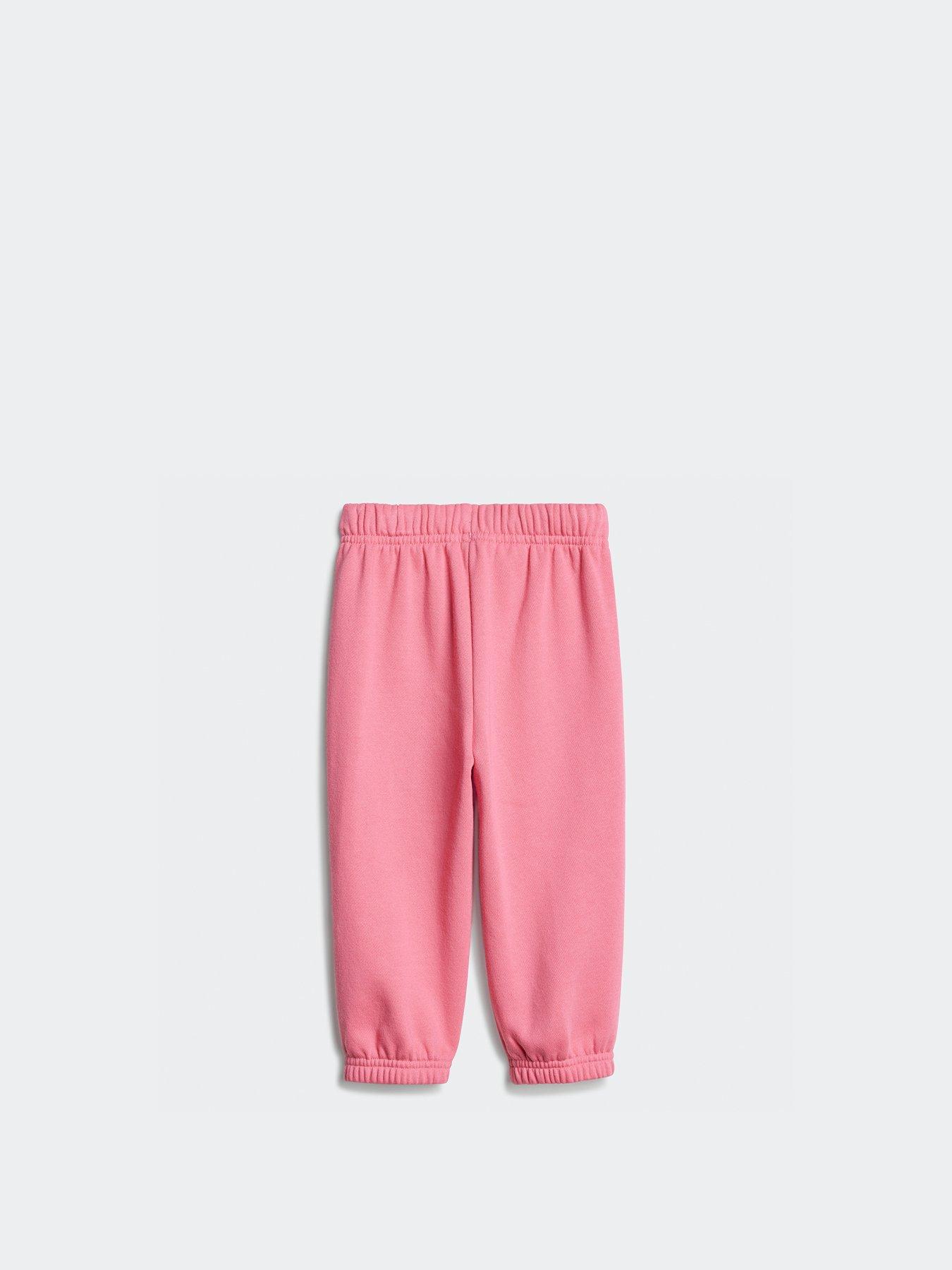  image of adidas-sportswear-infant-unisex-essentials-joggers-pink