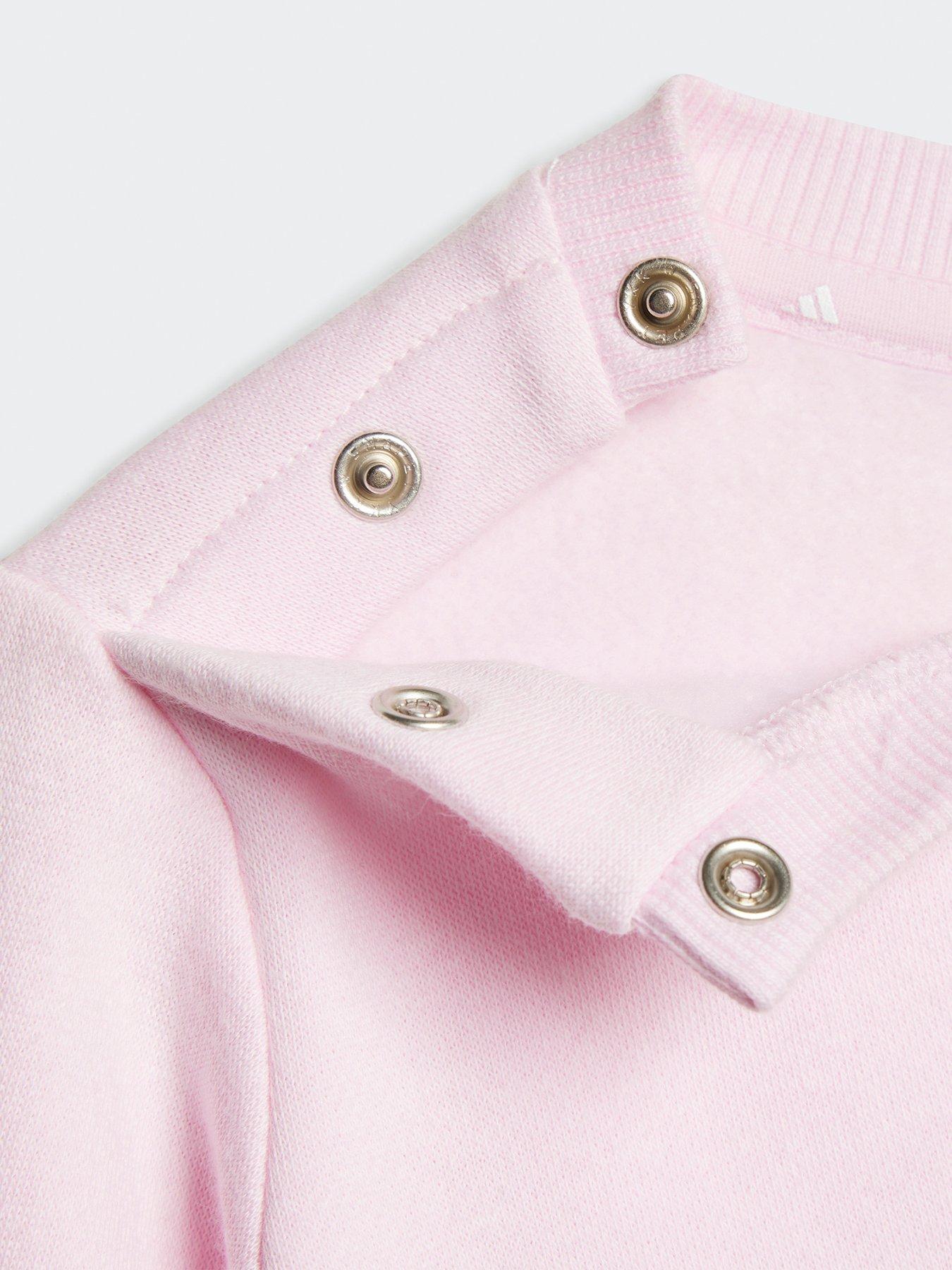 image of adidas-sportswear-infant-unisex-essentials-joggers-pink