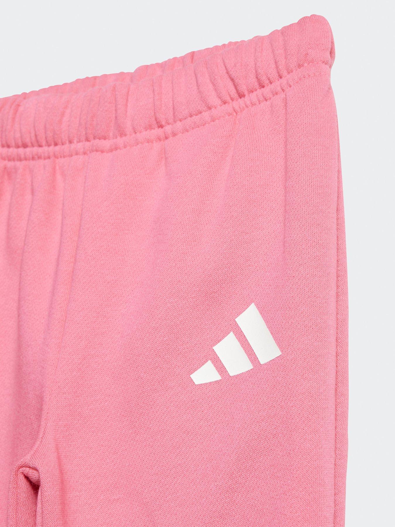 image of adidas-sportswear-infant-unisex-essentials-joggers-pink